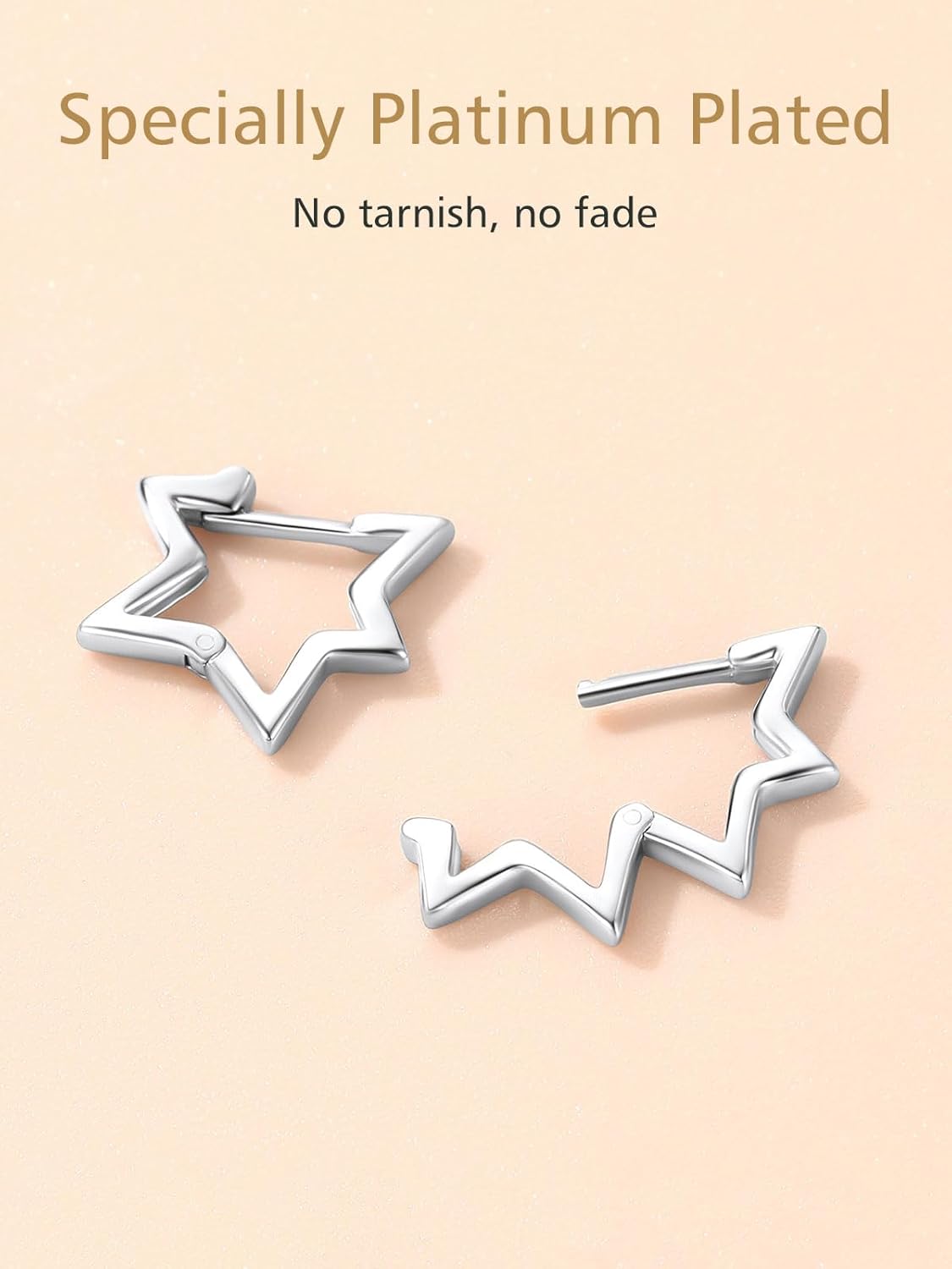 Star Huggie Earrings