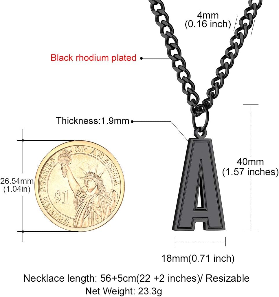 Initial A letter Necklace