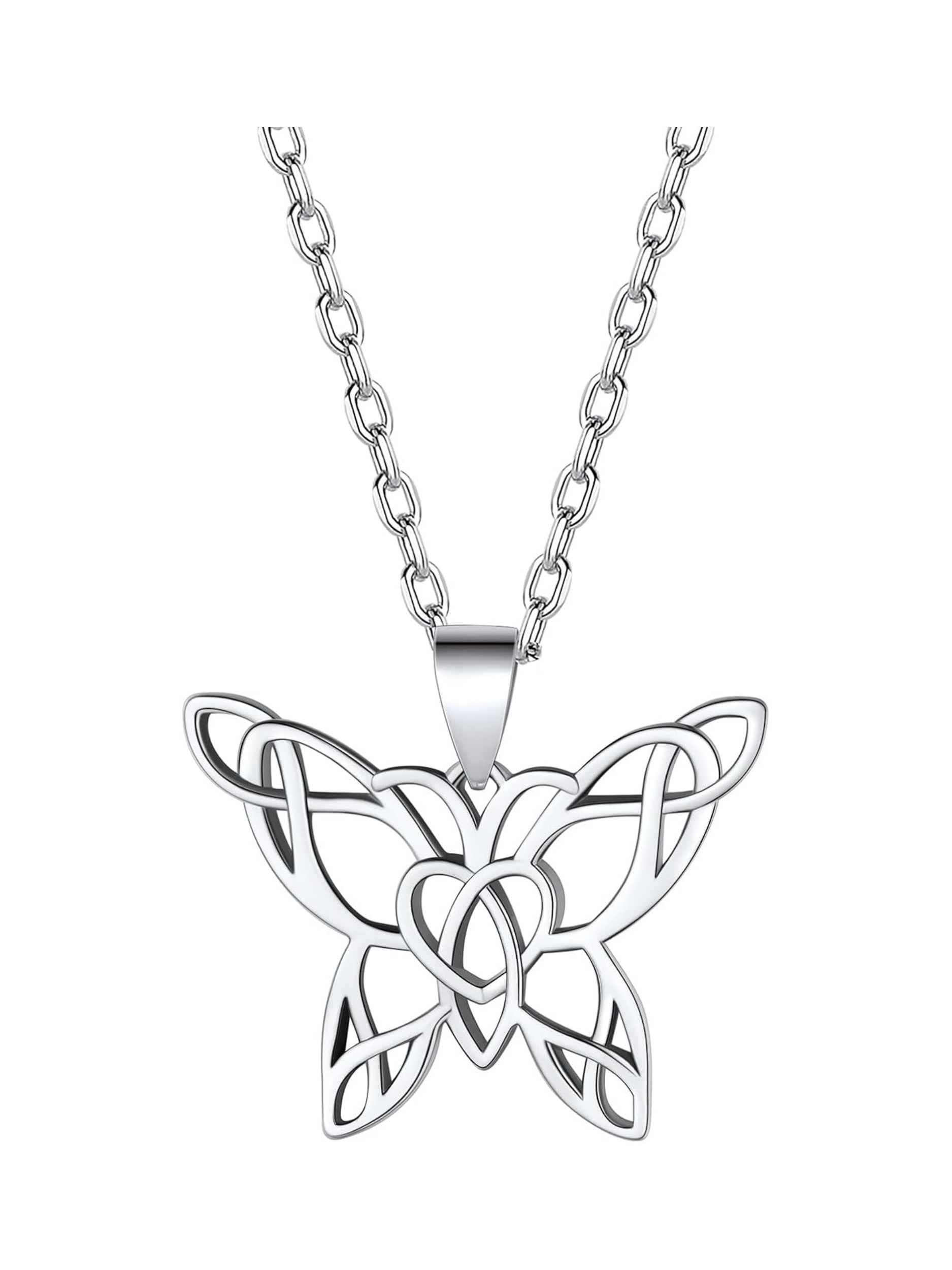 Dainty Hollow Butterfly Necklace