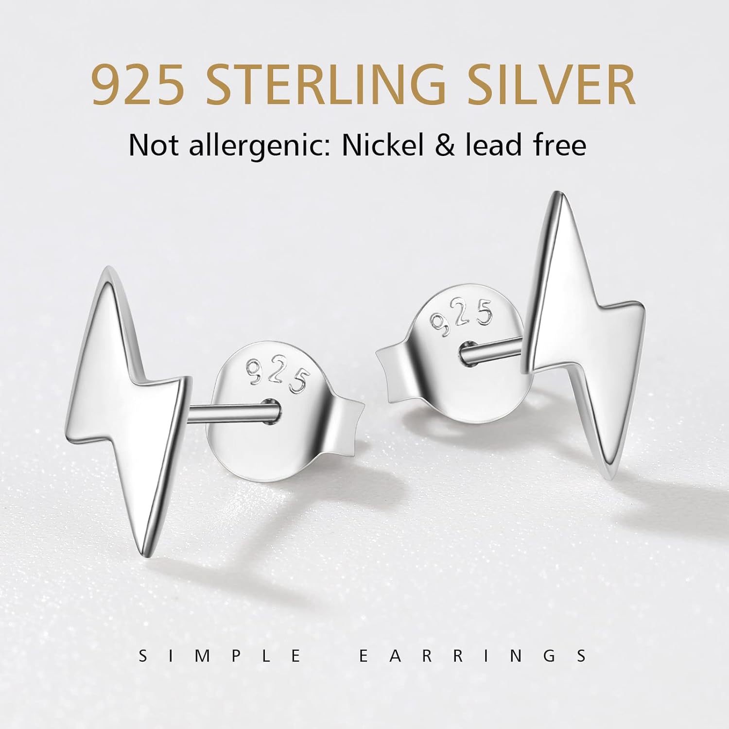 Lightning Fashion Stud Earrings