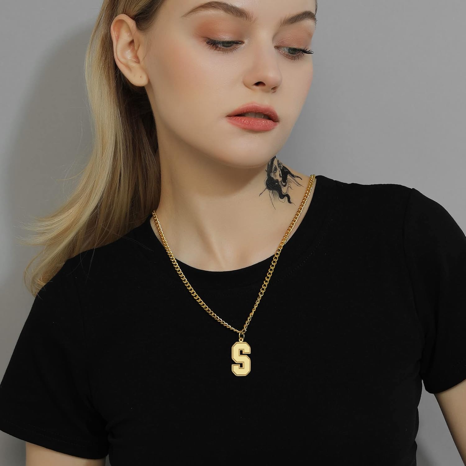 Initial A letter Necklace