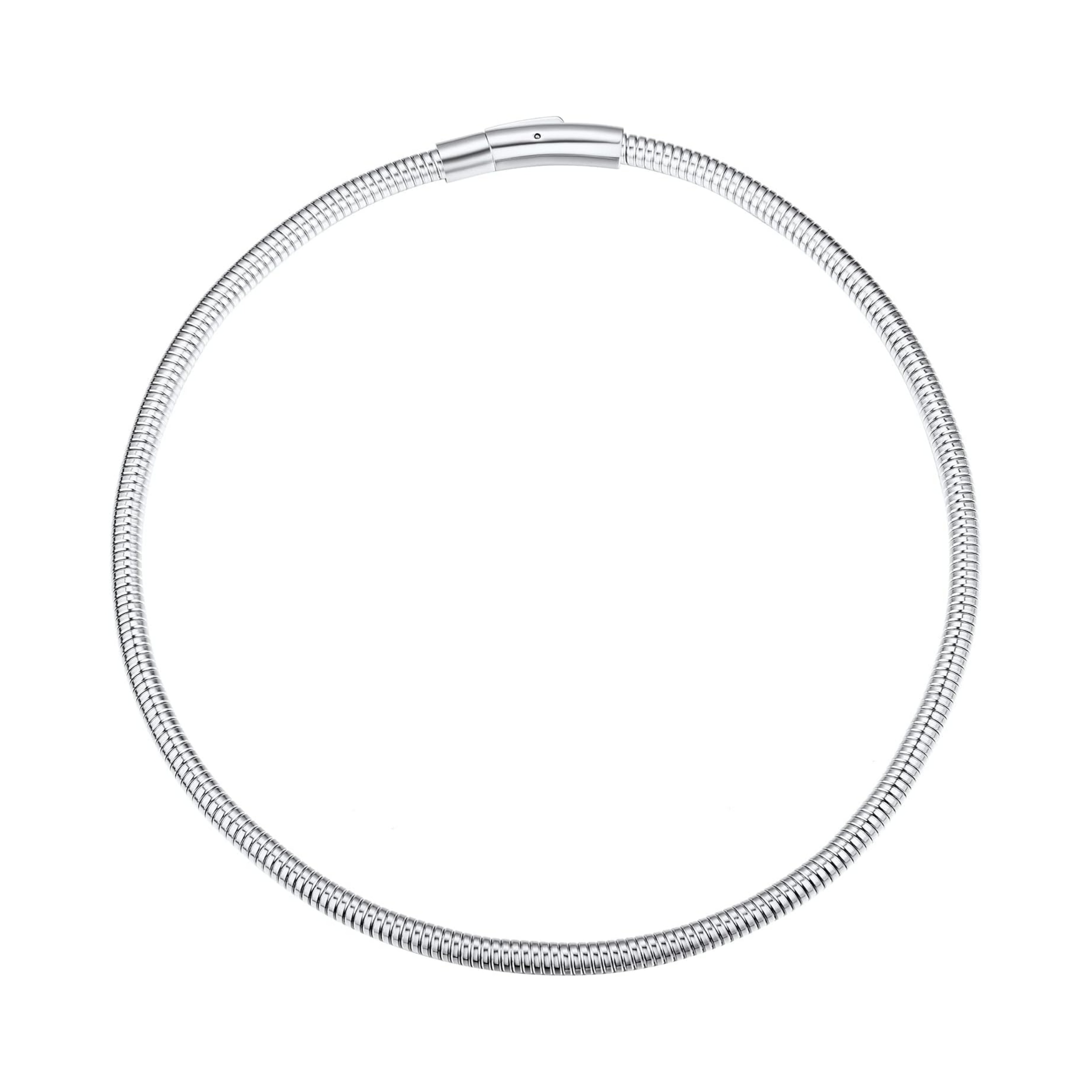 Round Snake Chain Choker Necklaces 