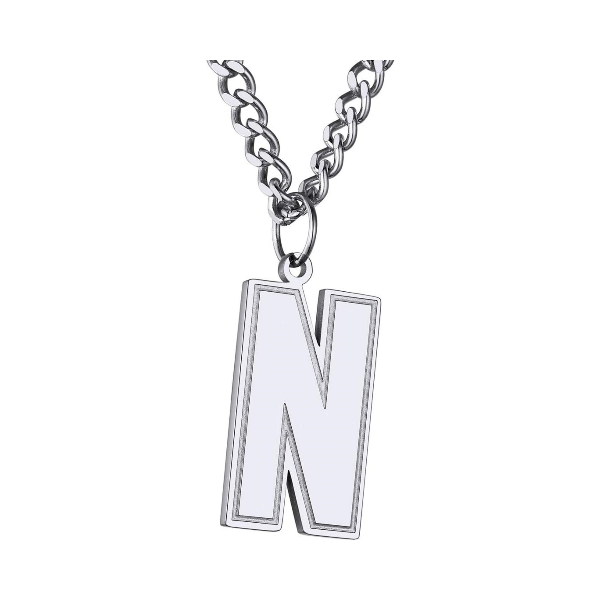 Initial N letter Necklace