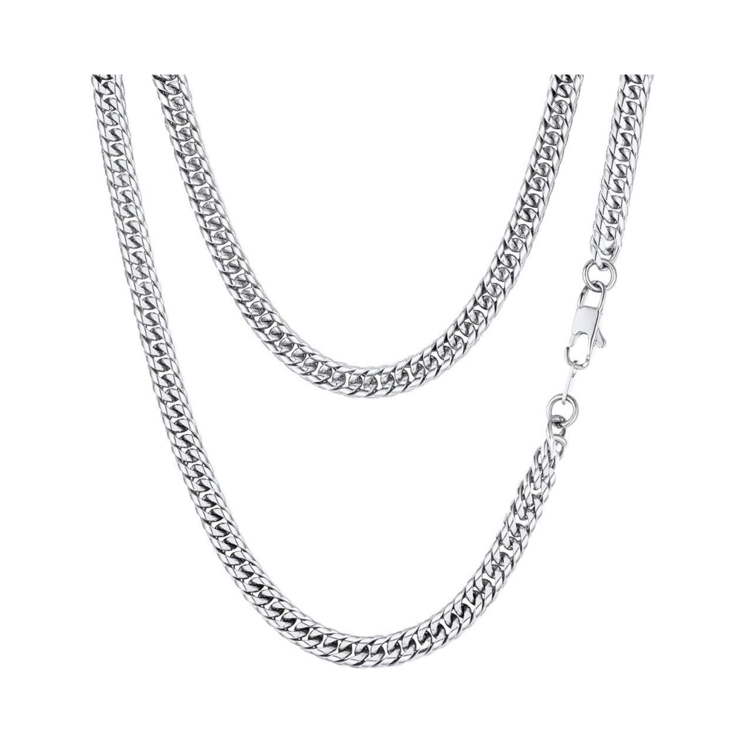 6mm Width Stainless Steel Double Tight Cuban Curb Link Chain