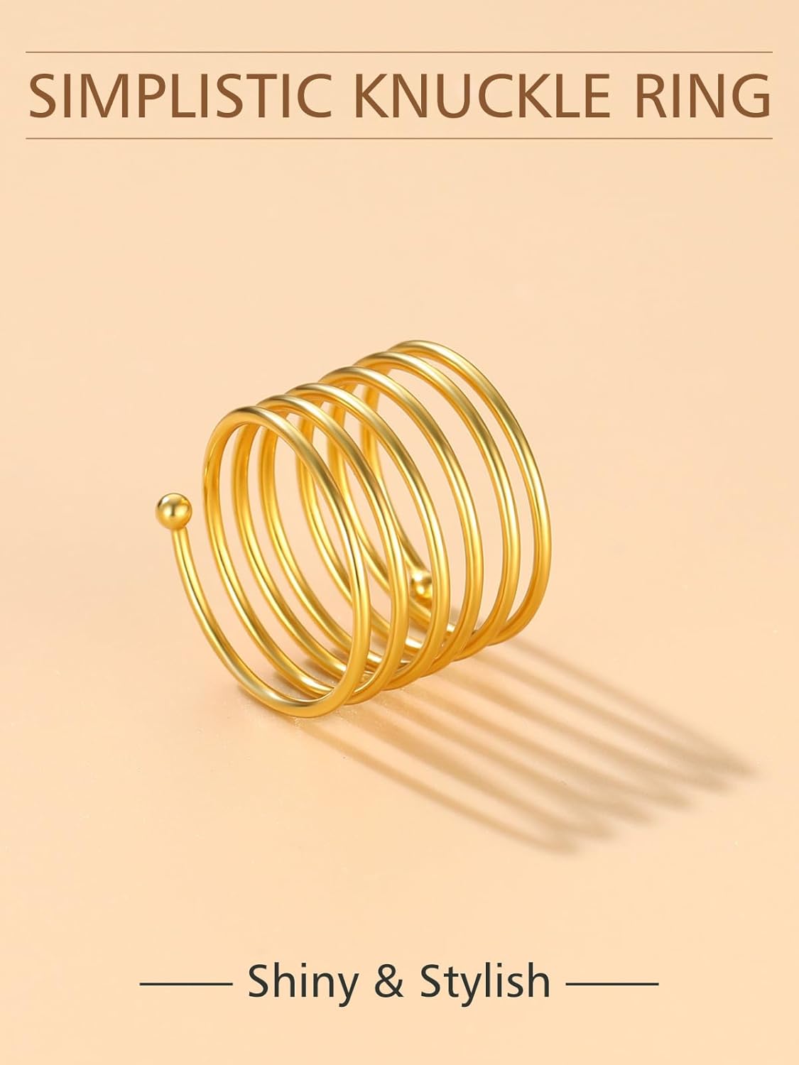 Vintage Intertwined Cross Long Wire Full Finger Rings 