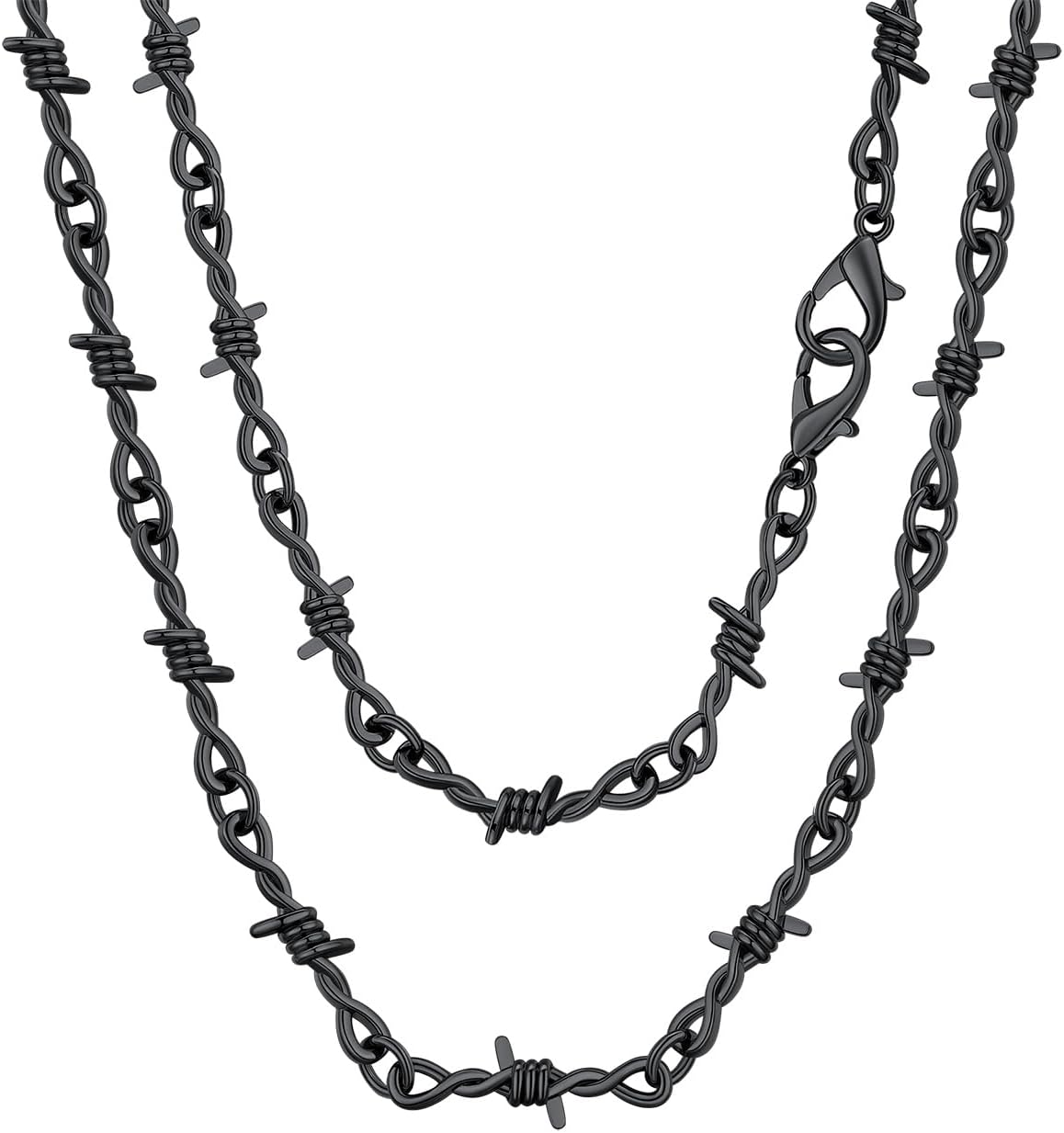 Stainless Steel Brambles Link Necklace