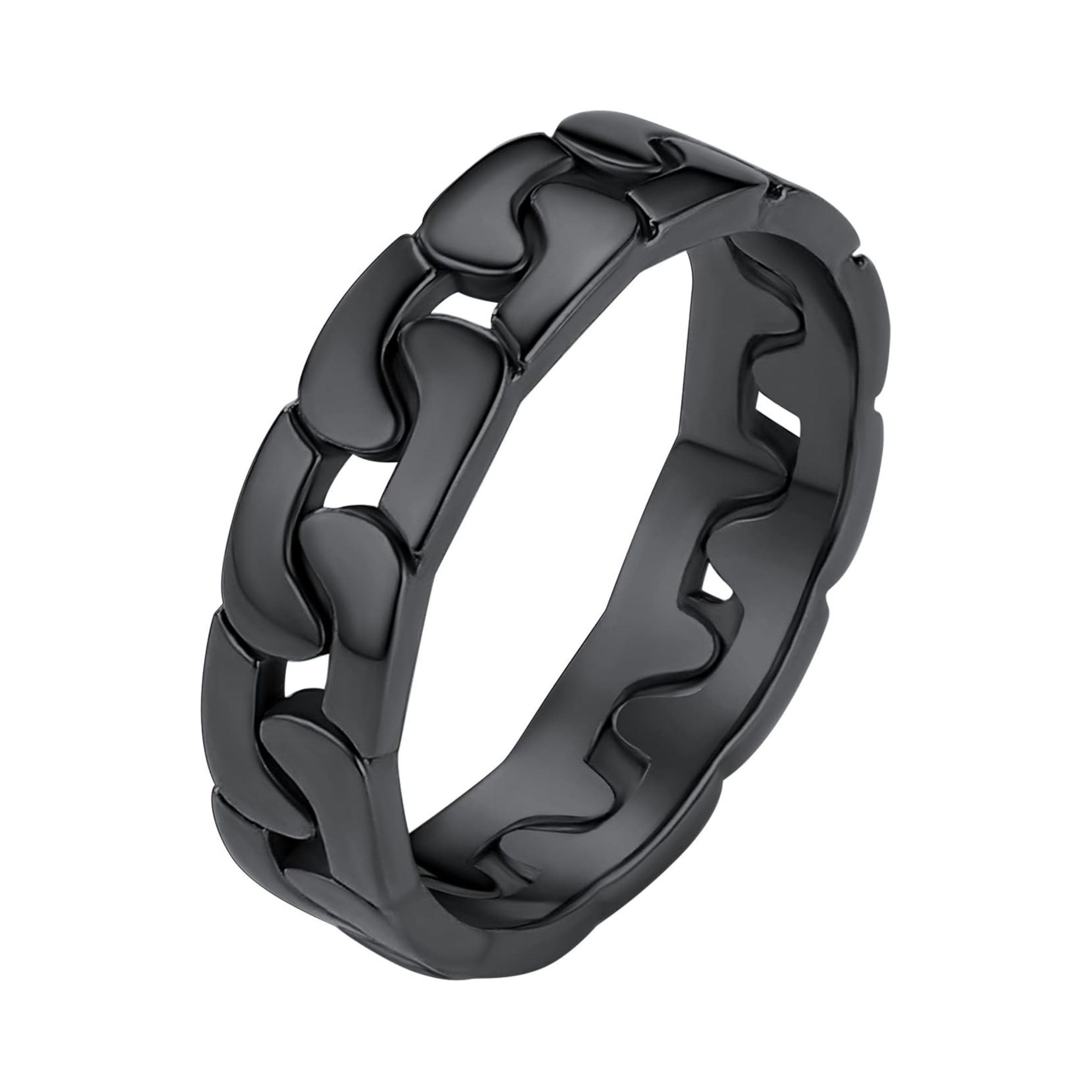 Cuban Thin Link Style Promise Rings