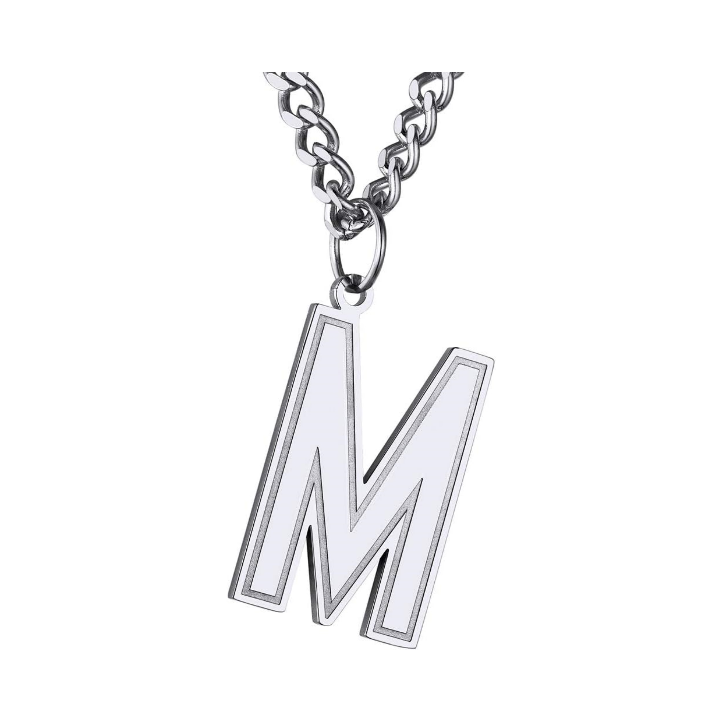 Initial M letter Necklace