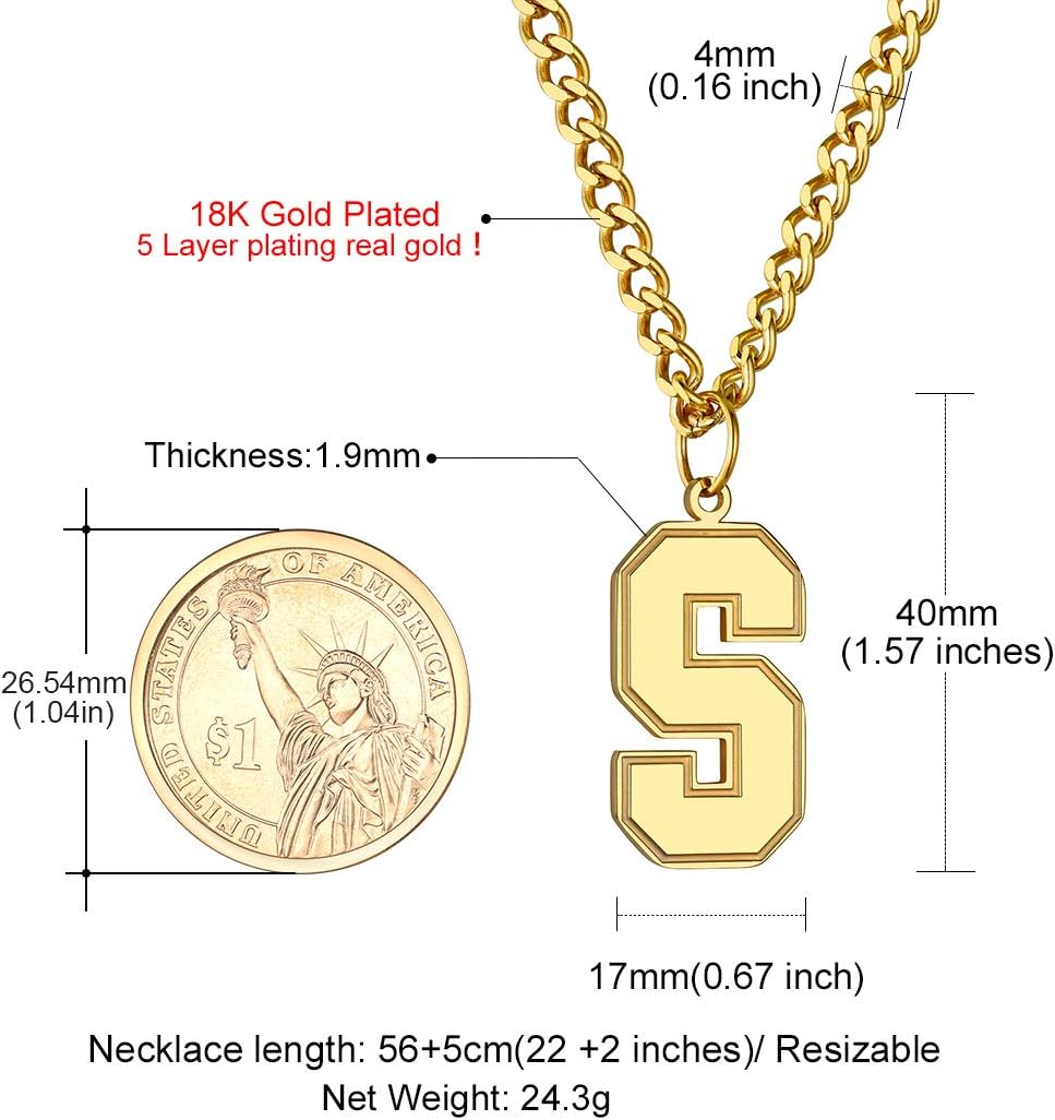 Initial S letter Necklace