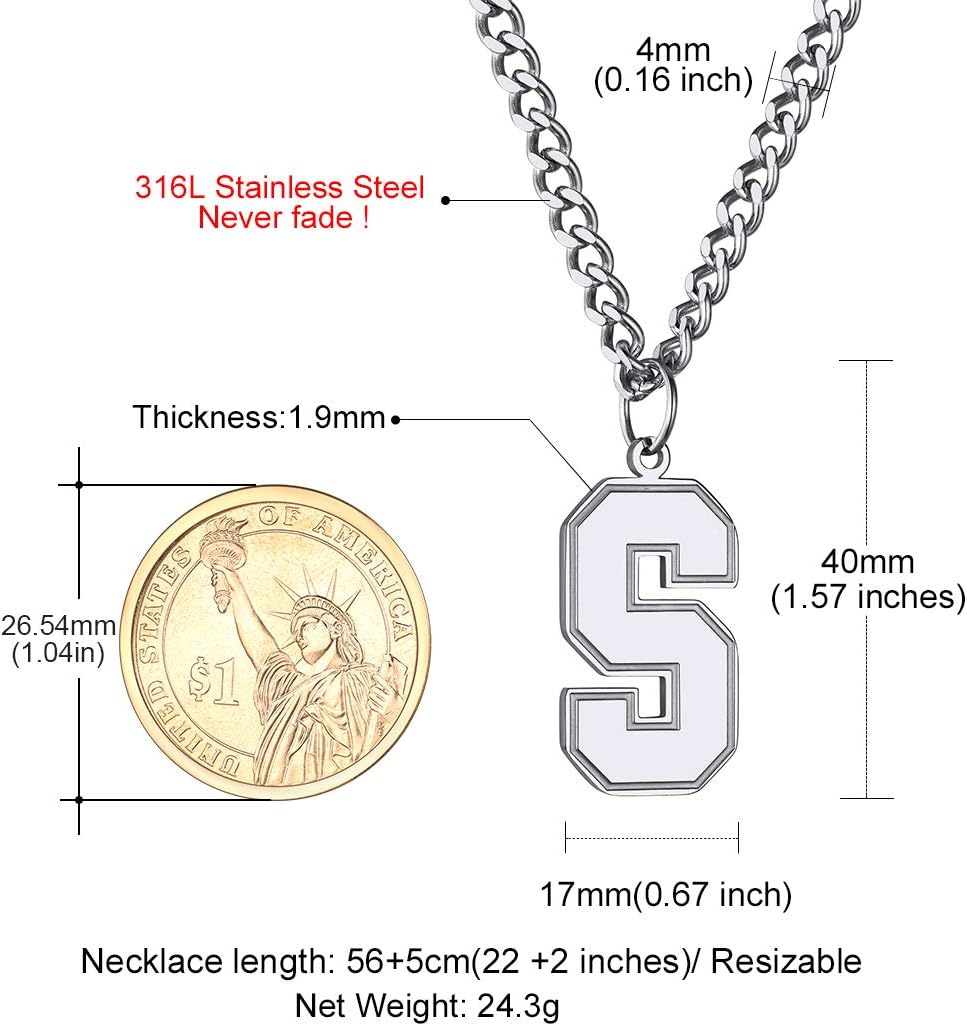 Initial S letter Necklace