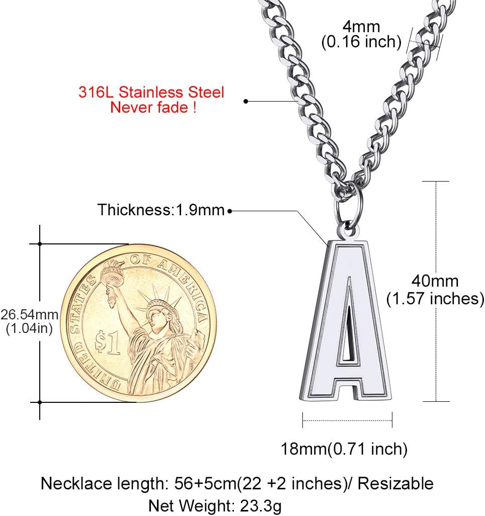 Initial A letter Necklace