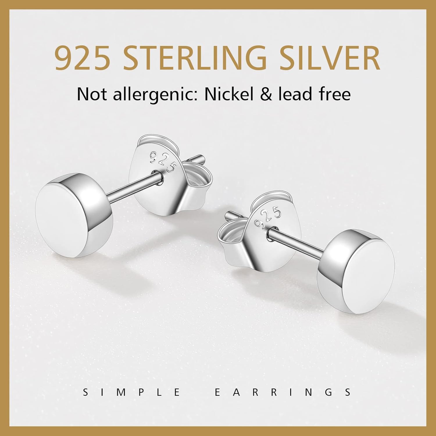 Dot Minimalist Geometric Studs Earrings