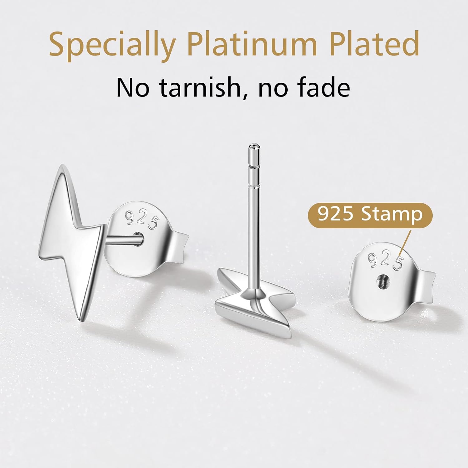 Lightning Fashion Stud Earrings