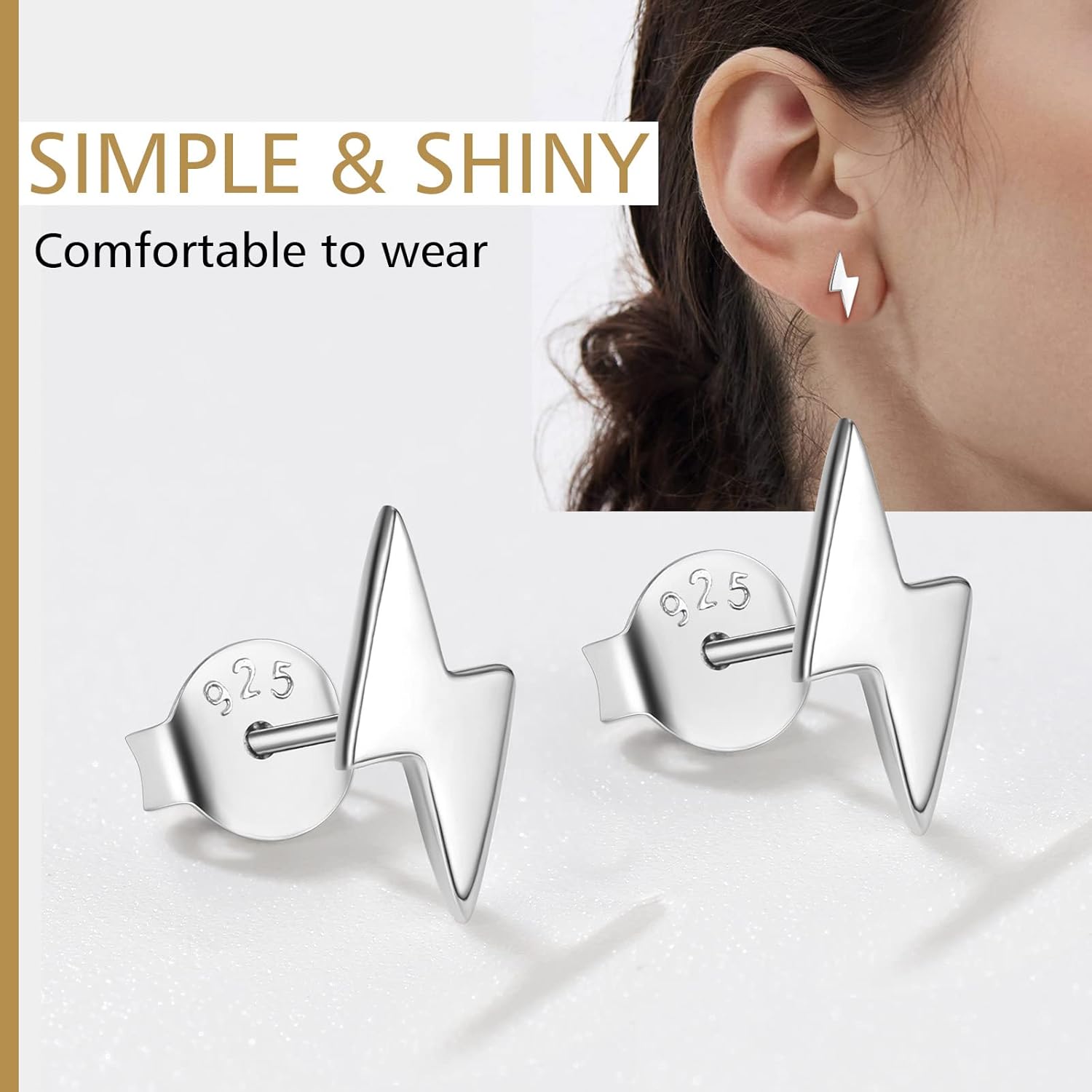 Lightning Fashion Stud Earrings
