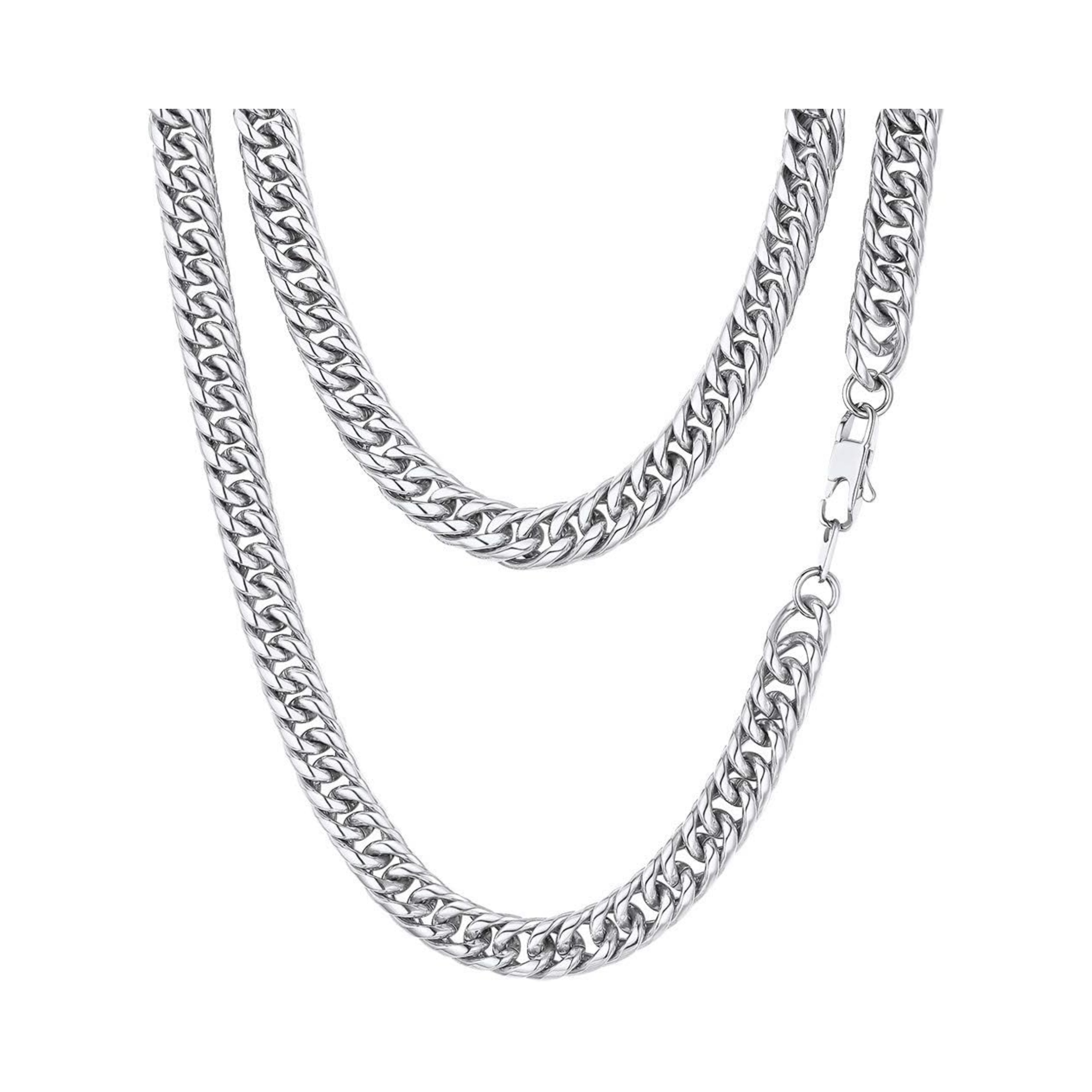 9mm Double Tight Cuban Curb Chunky Link Chain