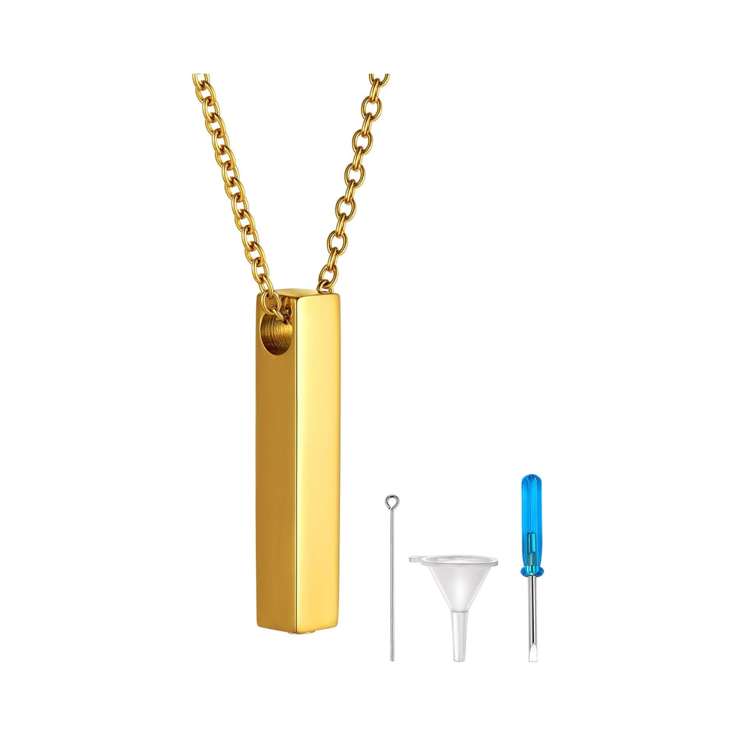 Ashes Vertical Bar Necklaces