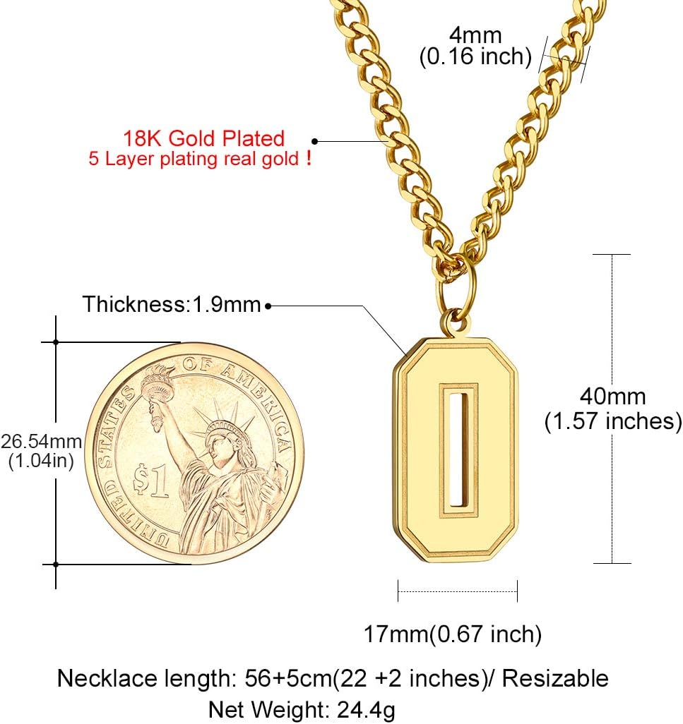 Initial O letter Necklace