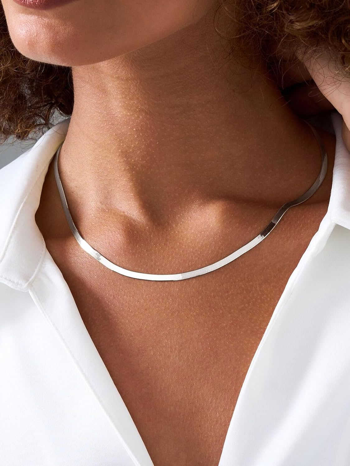 Stunning Herringbone Chains Necklaces 