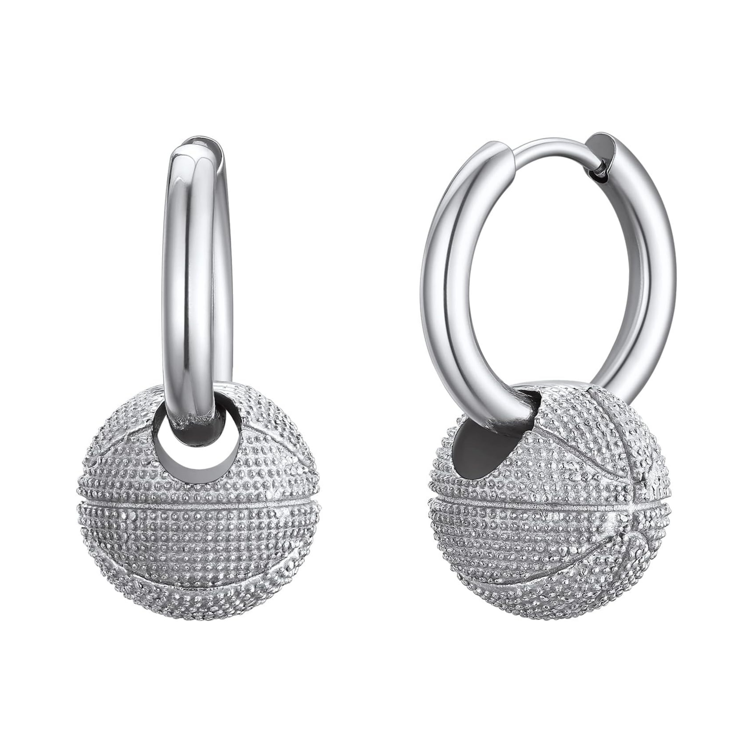 Basketball Hoops Huggie Earring