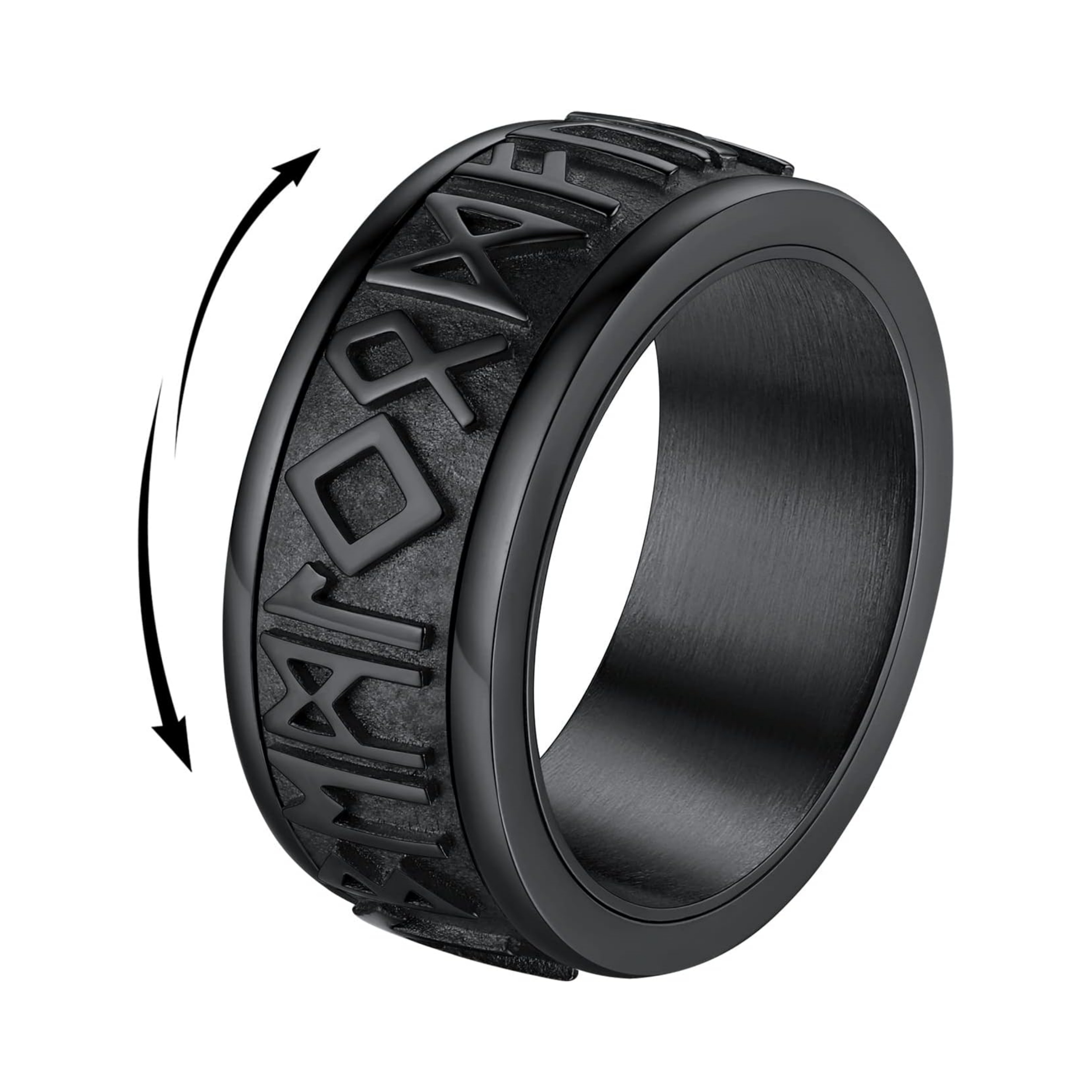 Viking Rune Spinner Anxiety Stress Relief Rings