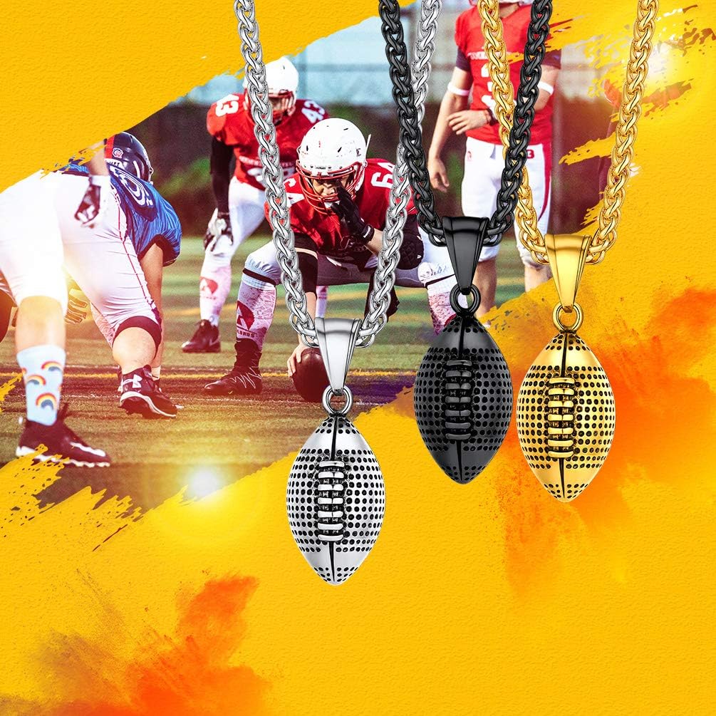 Rugby Football Cool Necklaces