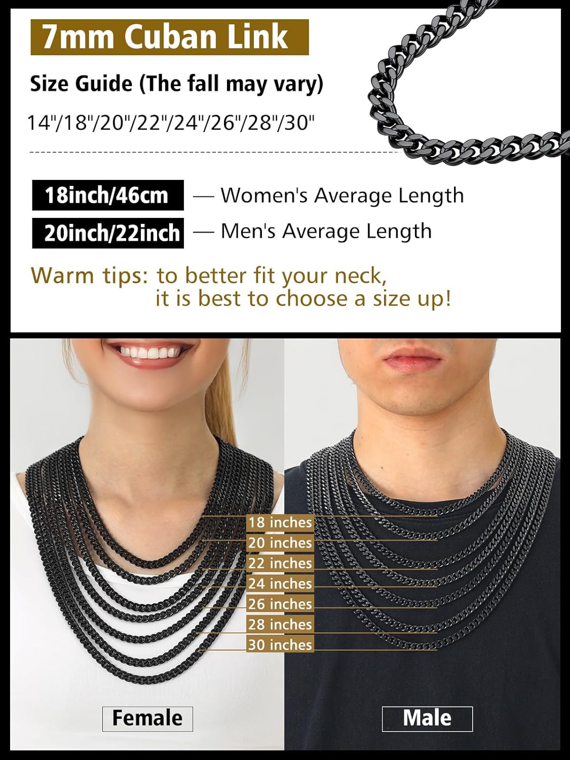 Hip Hop Curb Chain Necklace