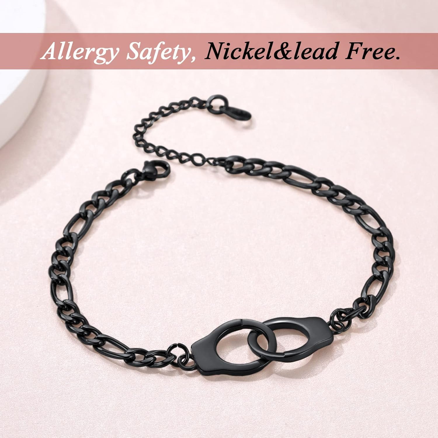 Adjustable Gothic Punk Handcuff Anklets