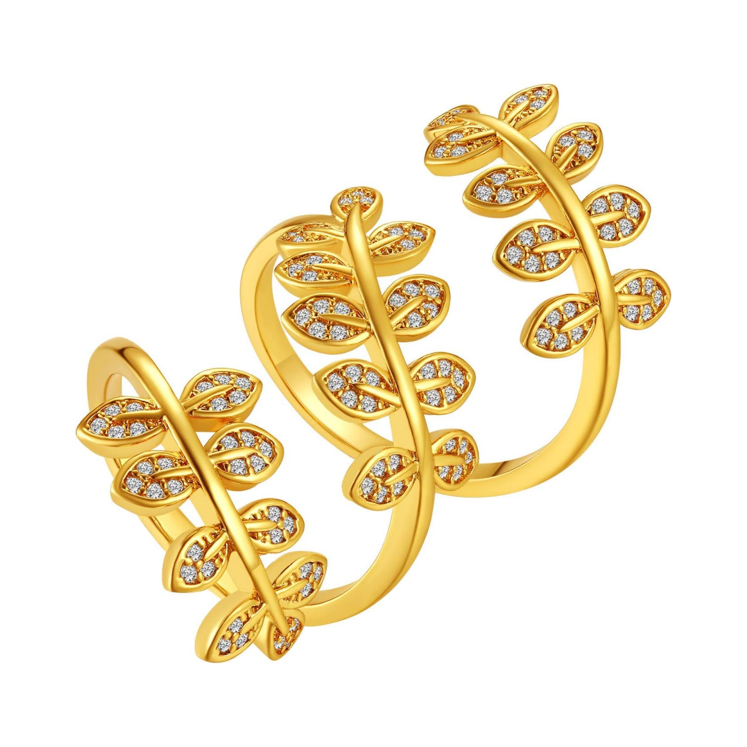 Adjustable Flower Knuckle Finger Rings