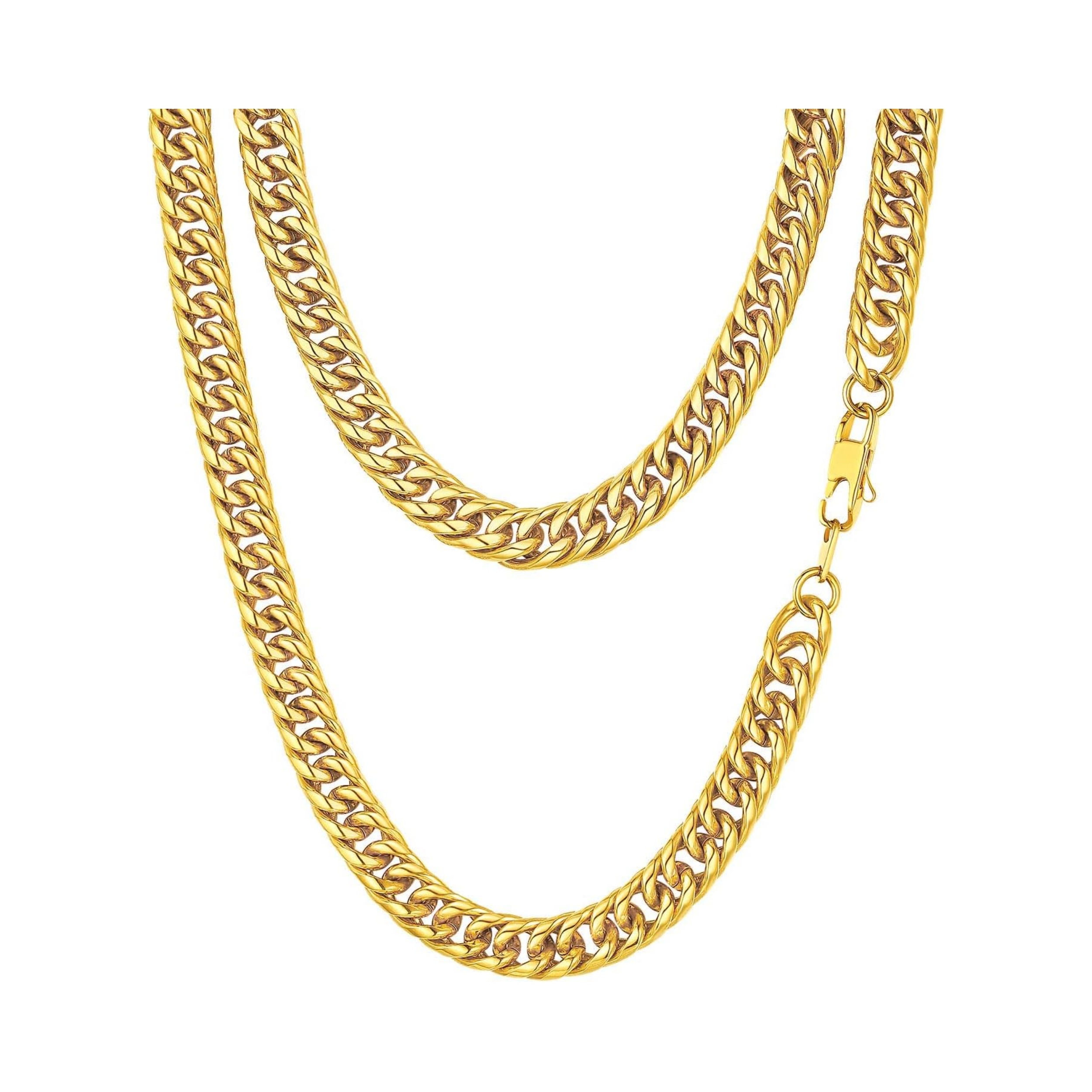 9mm Double Tight Cuban Curb Chunky Link Chain