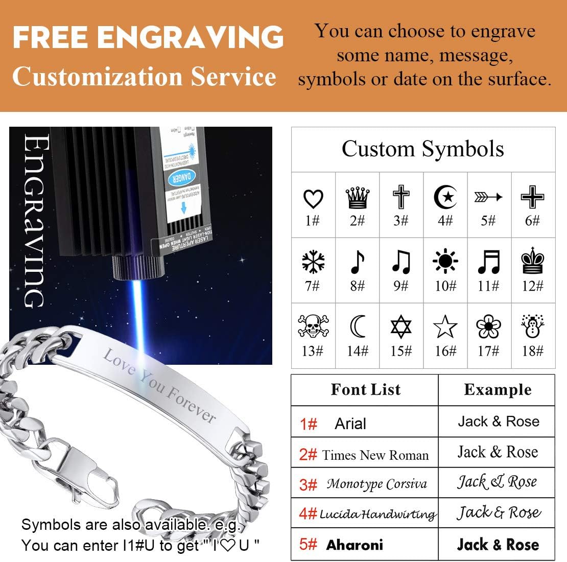 10mm Cuban Link Chain Name Bar ID Bracelets