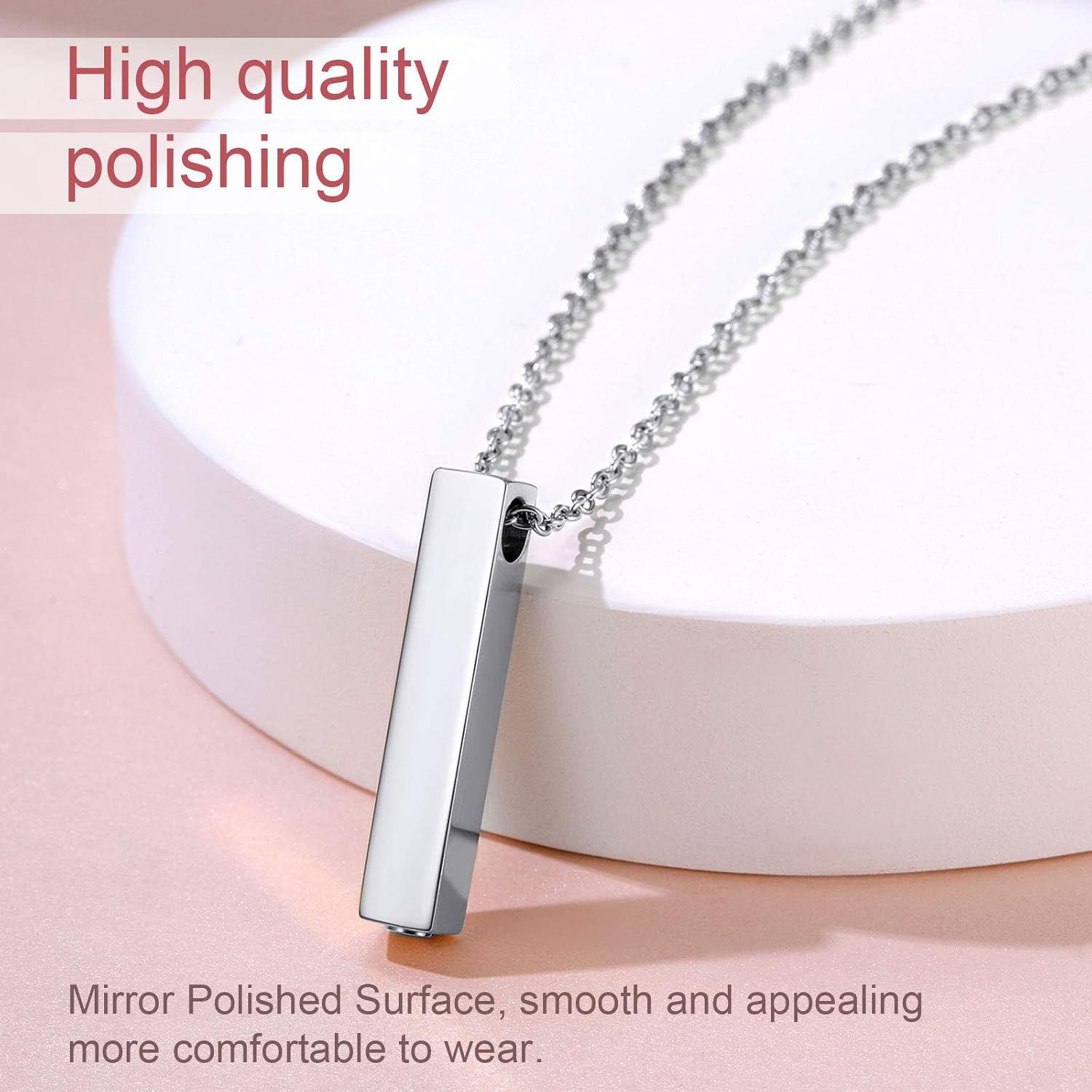 Ashes Vertical Bar Necklaces