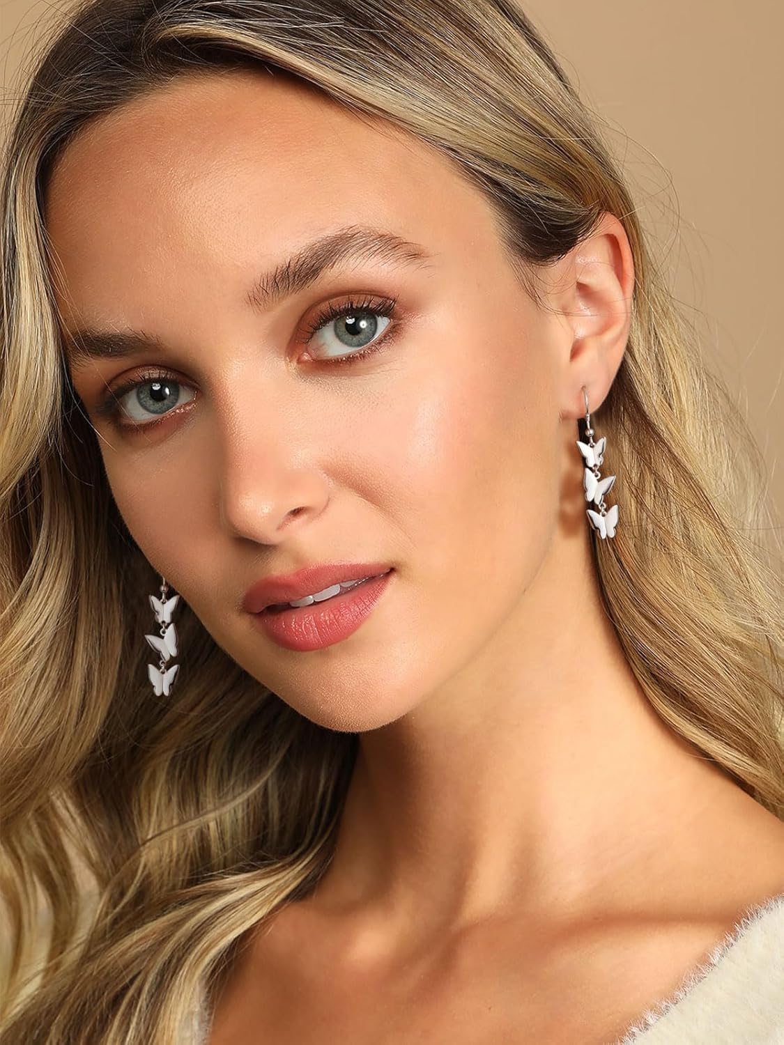 Trendy Butterfly Dangle Earrings