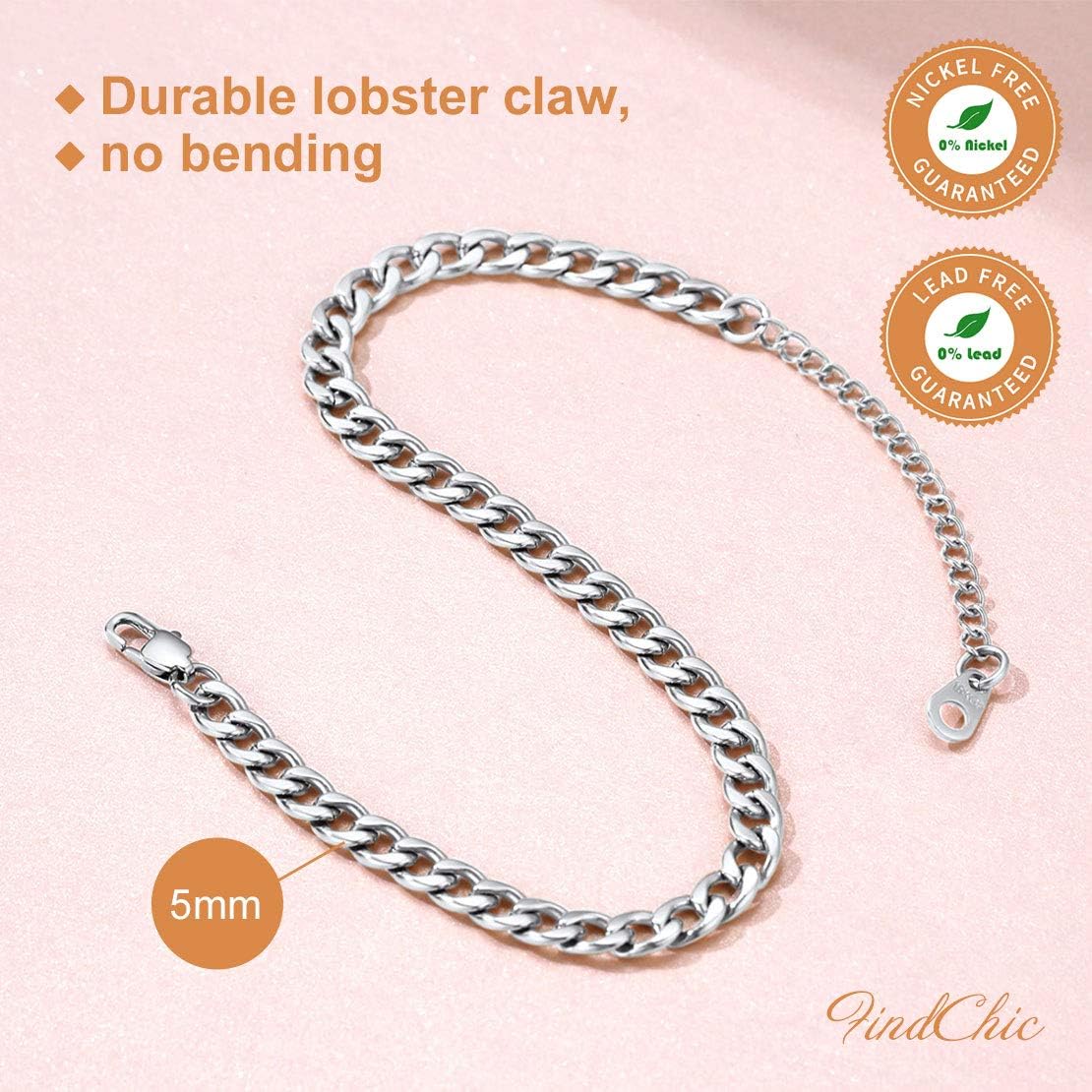 Cuban Curb Chain Anklets