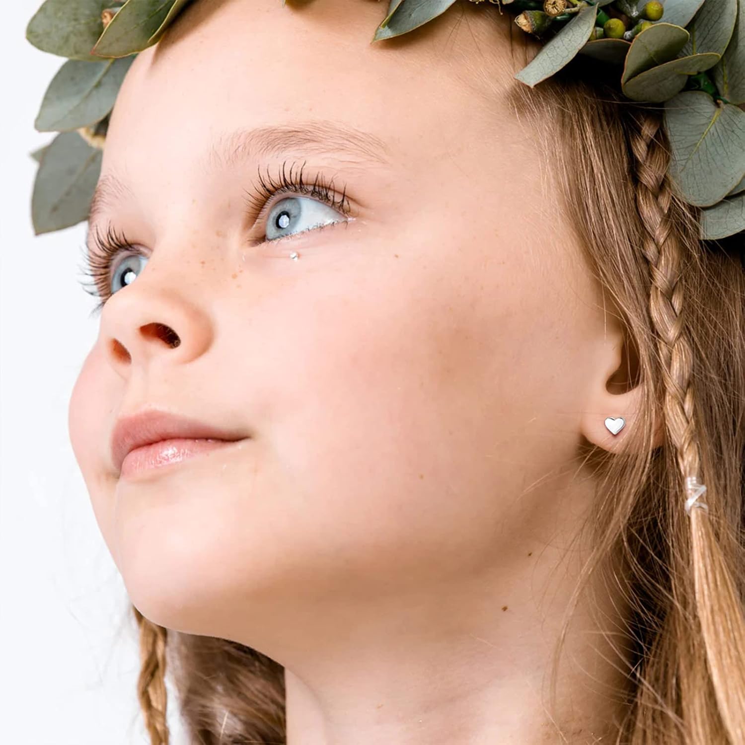 Small Heart Tiny Studs Earrings