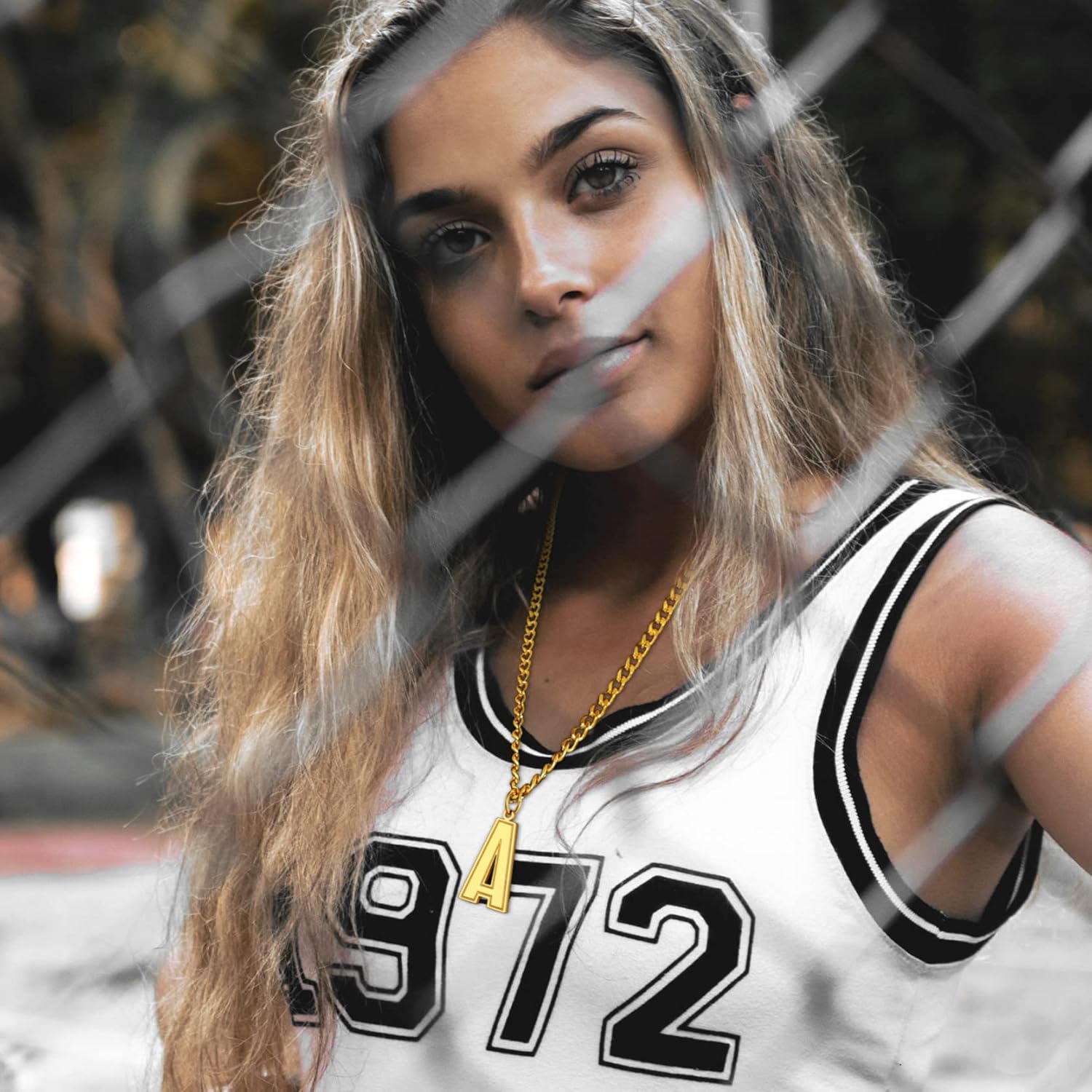 Initial C letter Necklace