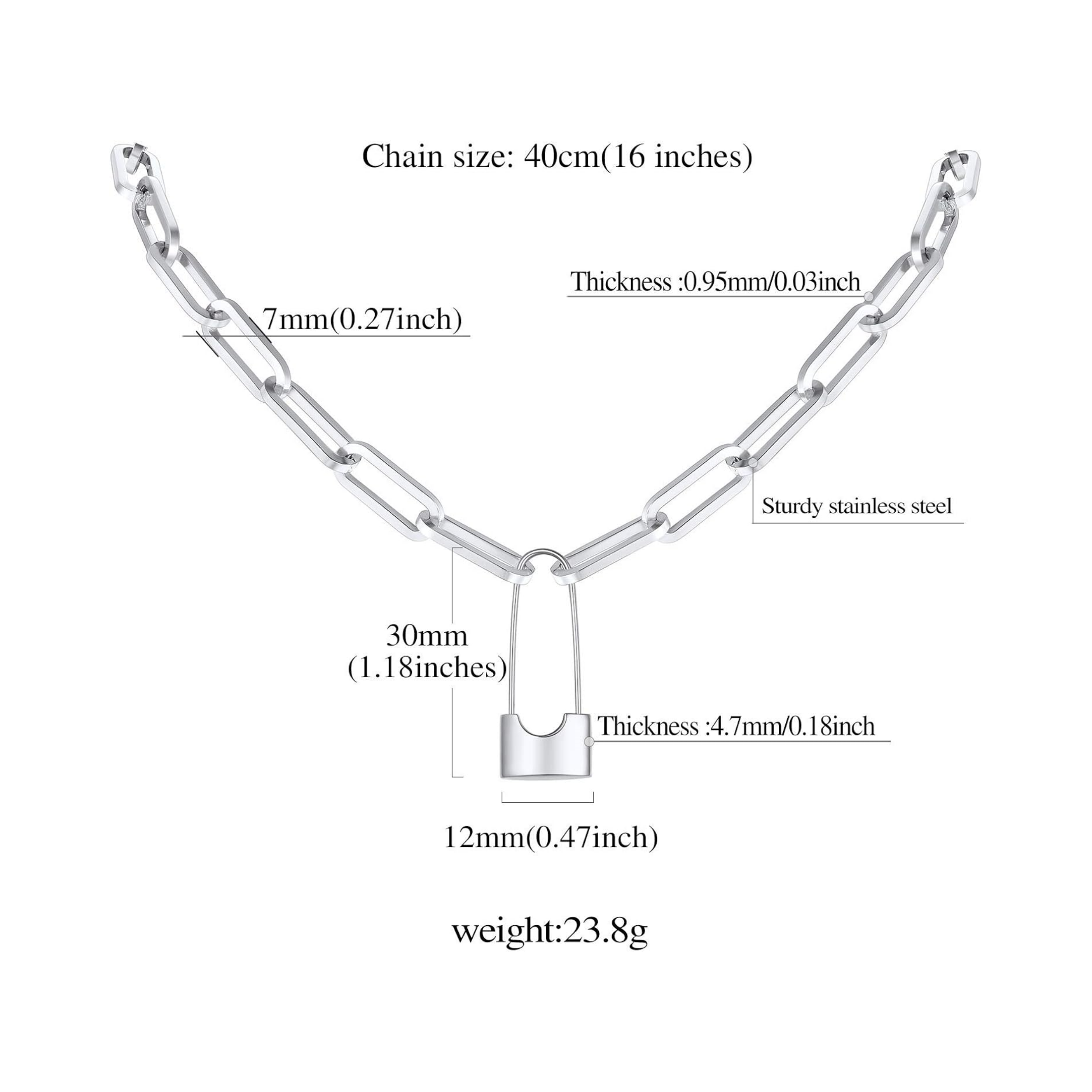 Padlock Choker Necklace