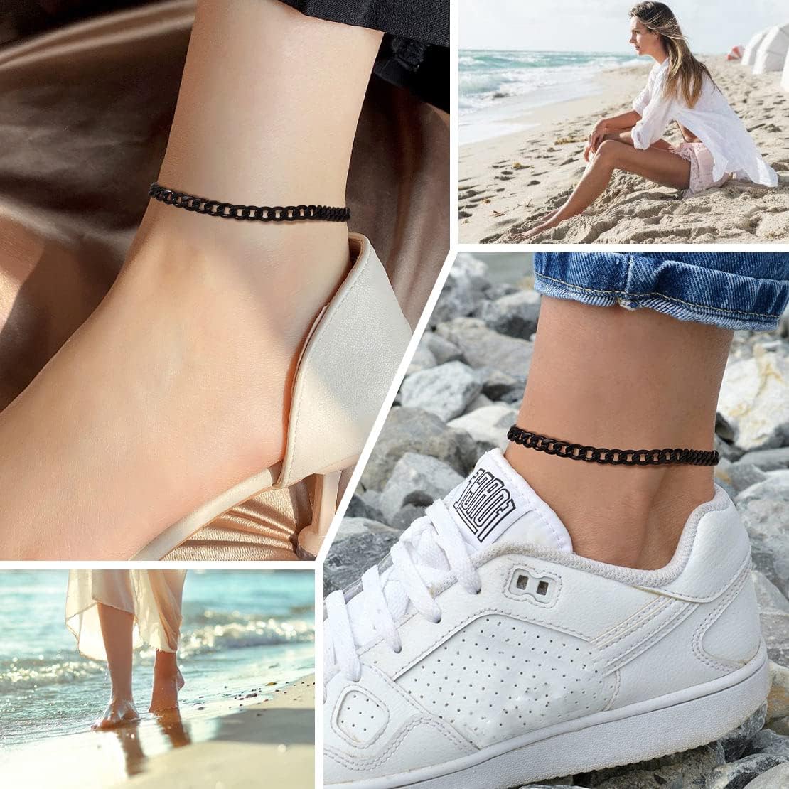 Cuban Curb Chain Anklets