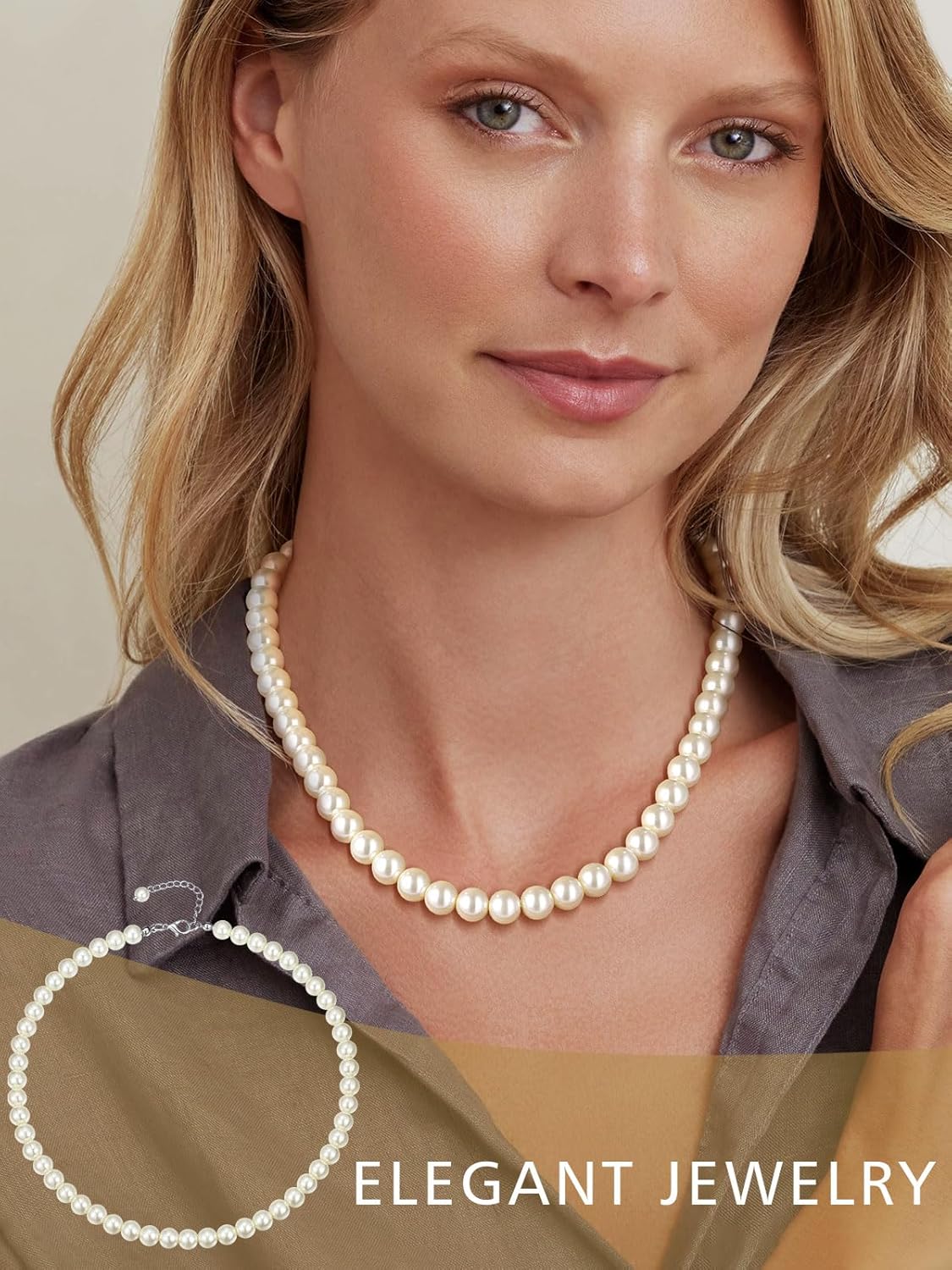 Pearl Choker Necklace for Women