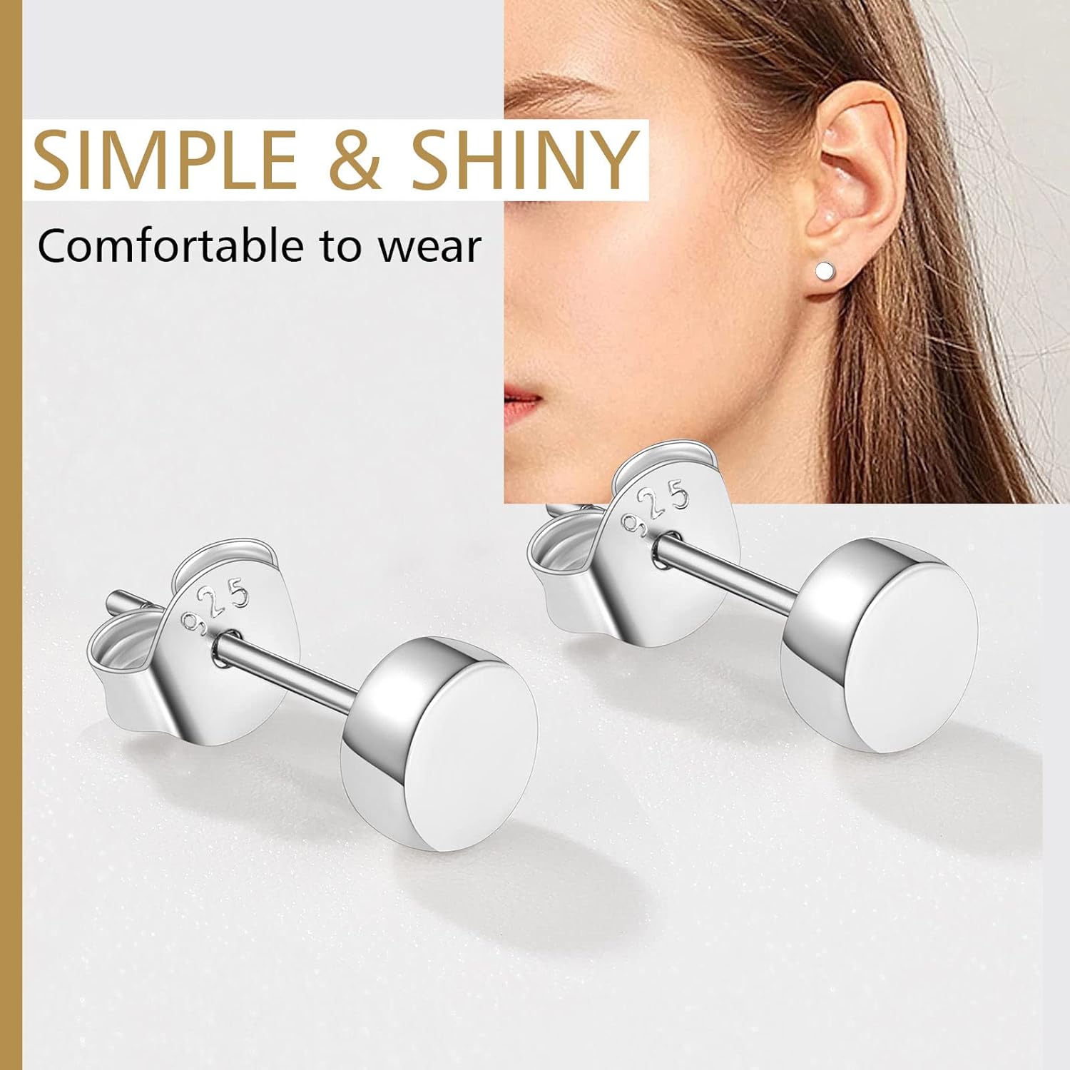 Dot Minimalist Geometric Studs Earrings