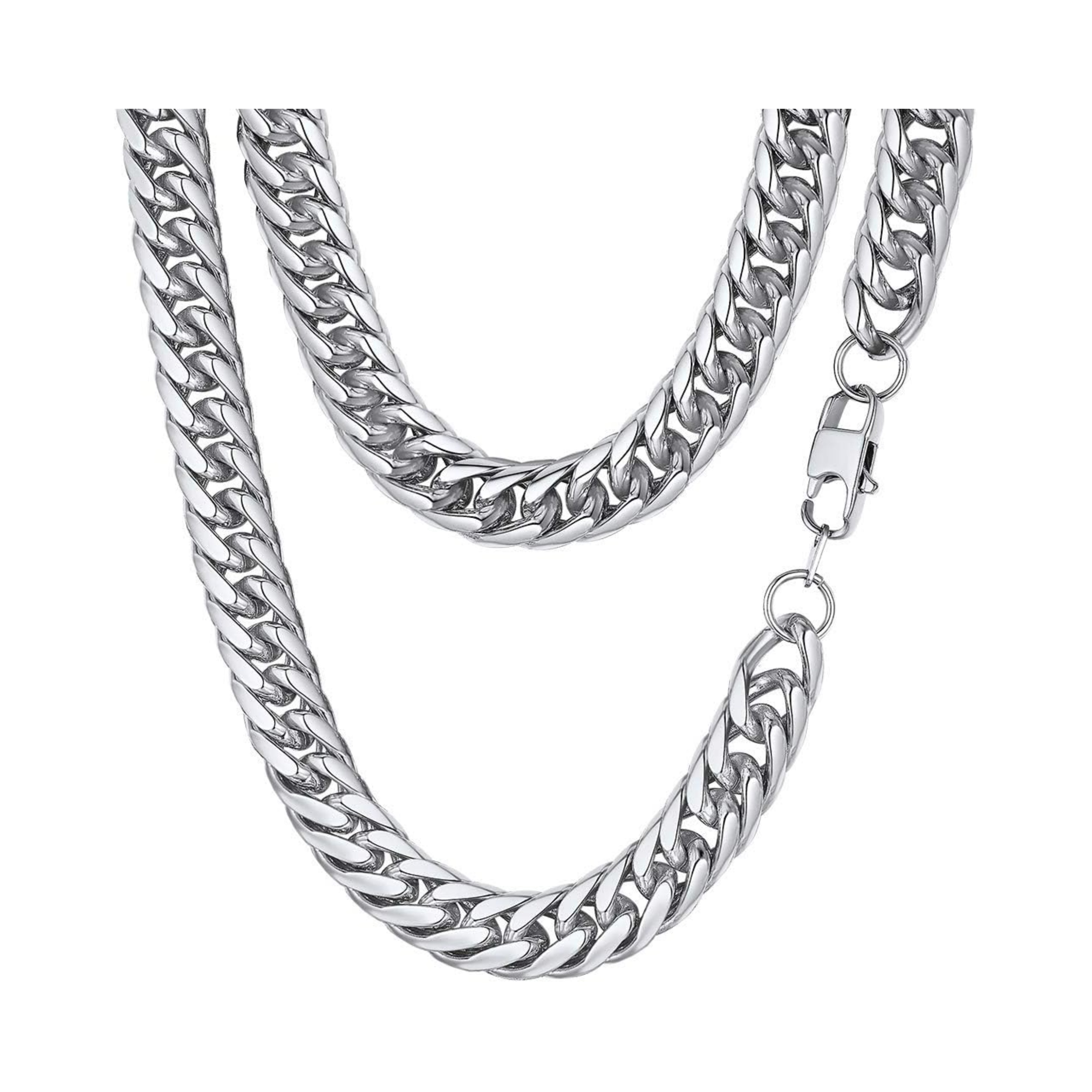 12MM Thick Cuban Link Chain Chunky Necklace
