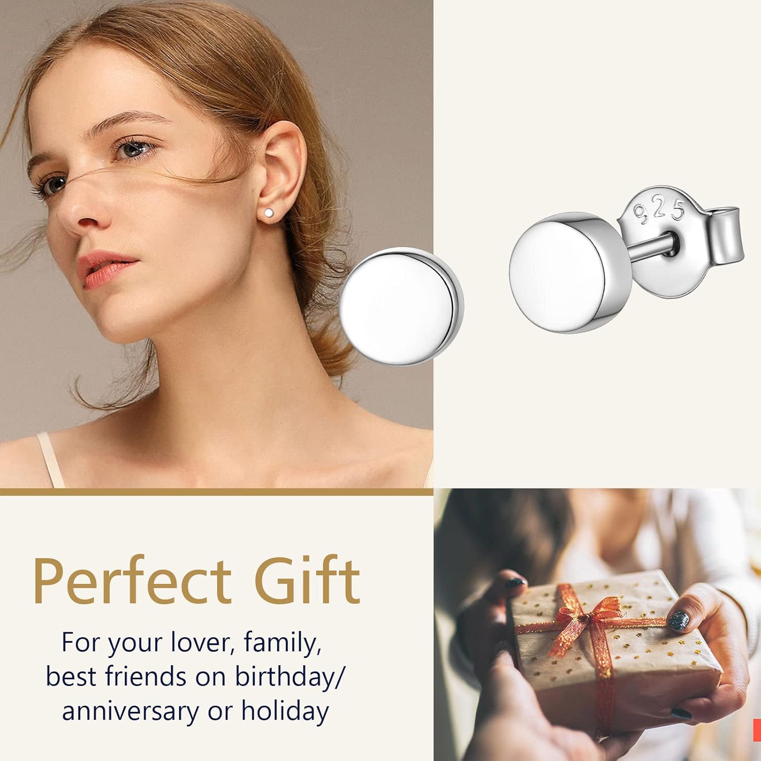 Dot Minimalist Geometric Studs Earrings