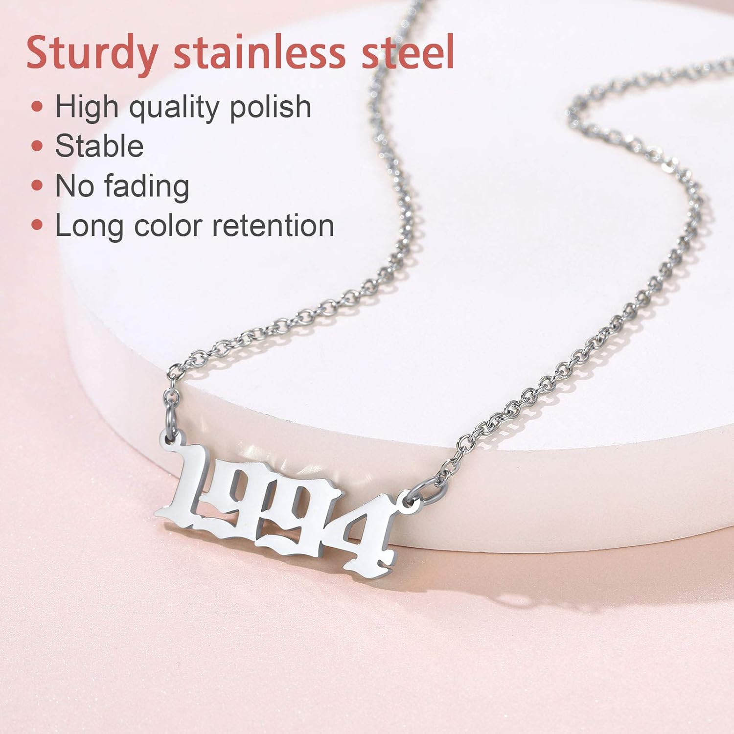 Dainty Angel Birth Year 2002 Necklace