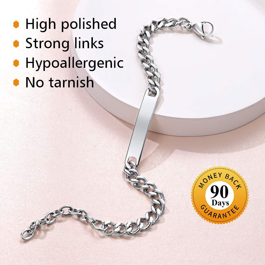 Chunky Cuban Bar Bracelets 