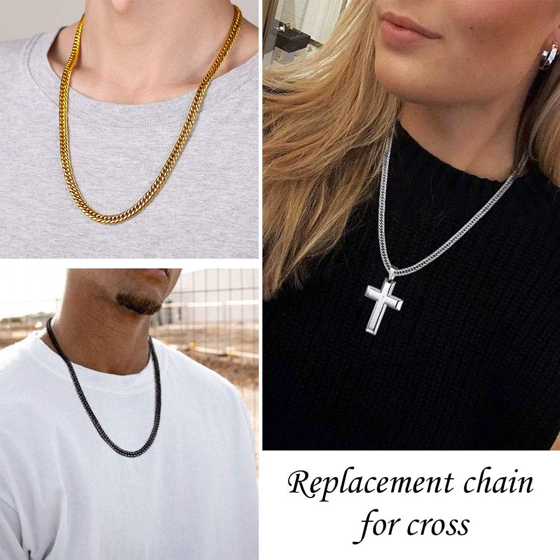 6mm Width Stainless Steel Double Tight Cuban Curb Link Chain