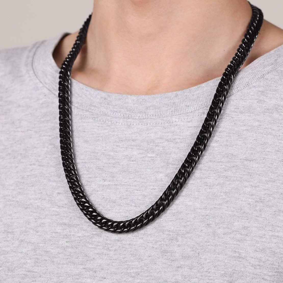 9mm Double Tight Cuban Curb Chunky Link Chain