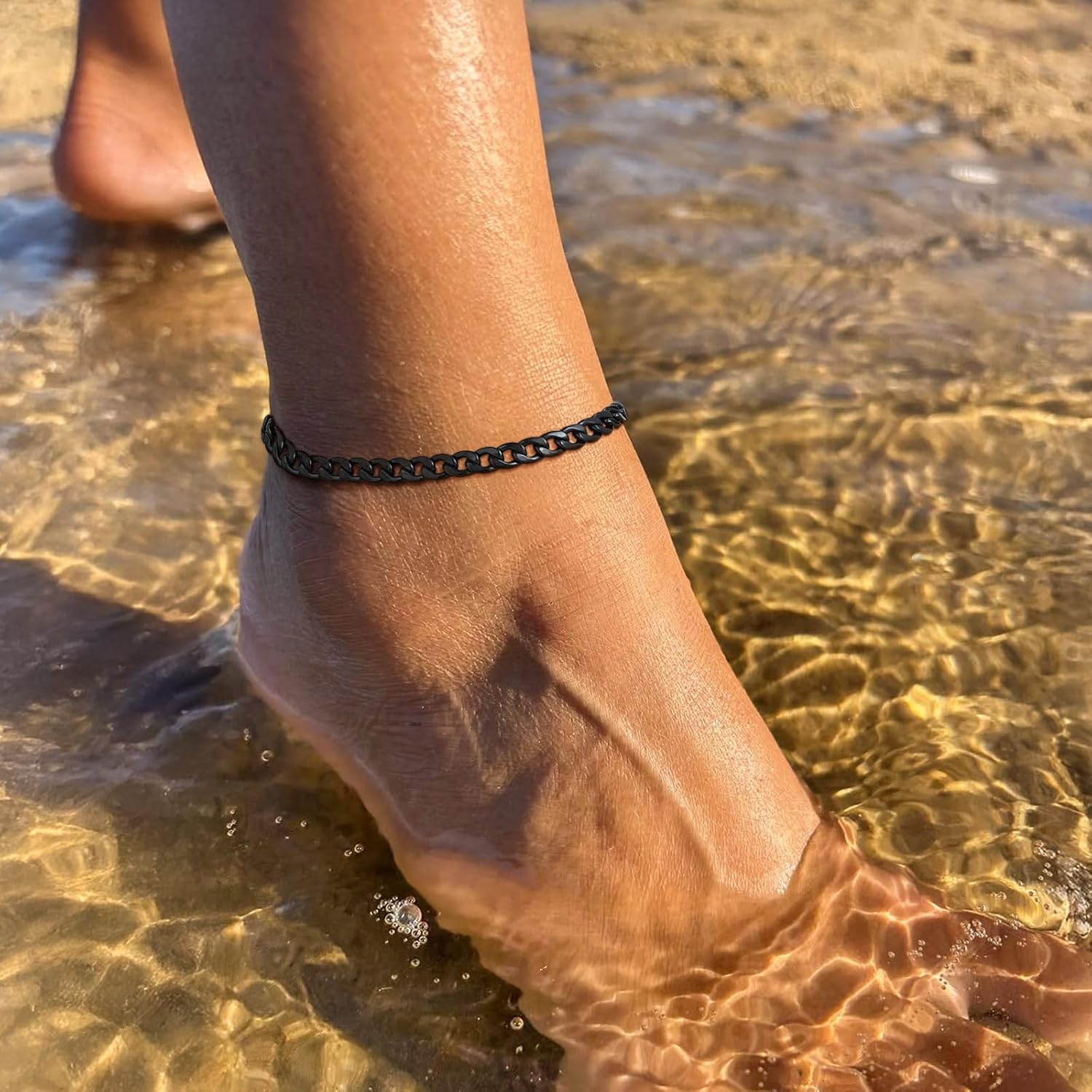 Cuban Curb Chain Anklets