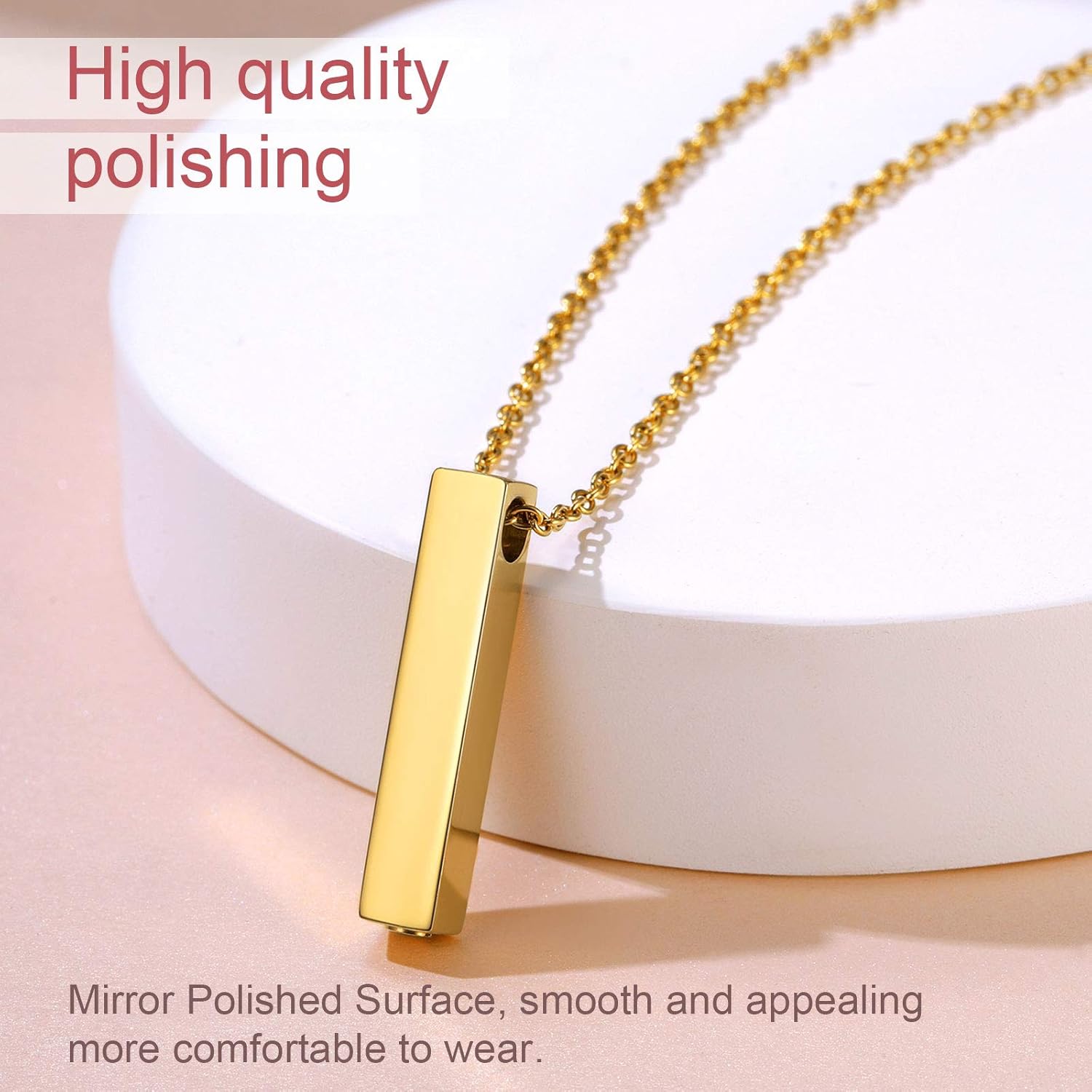 Ashes Vertical Bar Necklaces