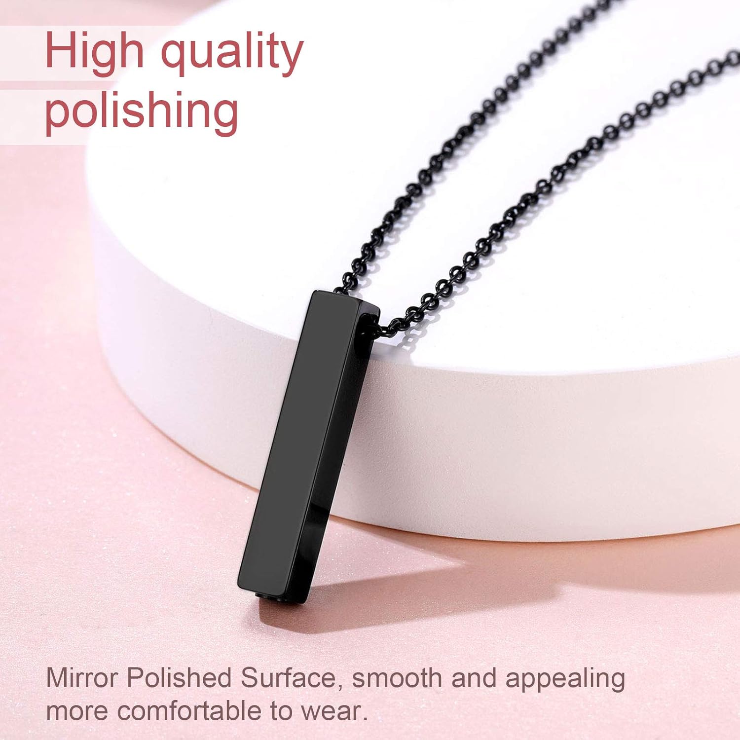 Ashes Vertical Bar Necklaces