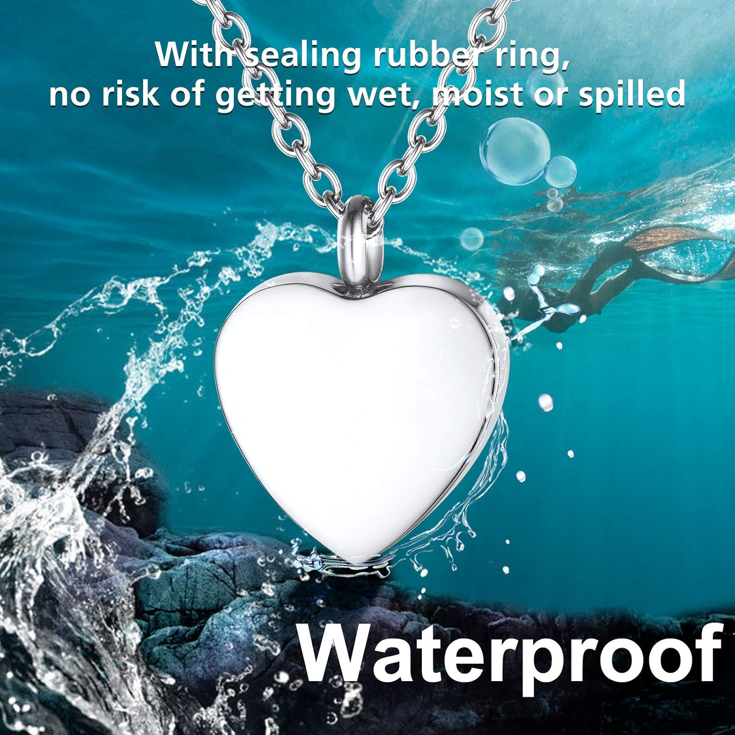 Heart Shaped Ashes Pendant Jewelry