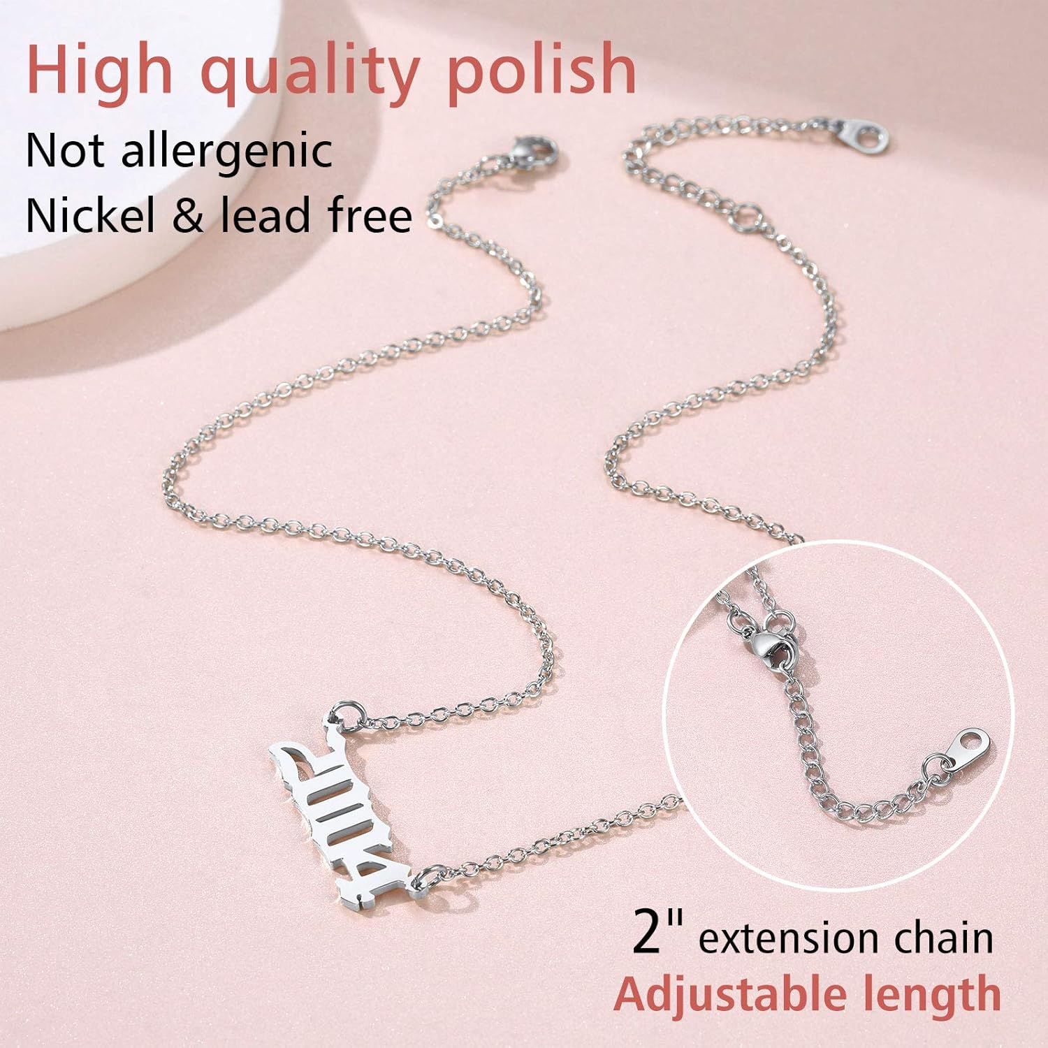 Dainty Angel Birth Year 2002 Necklace